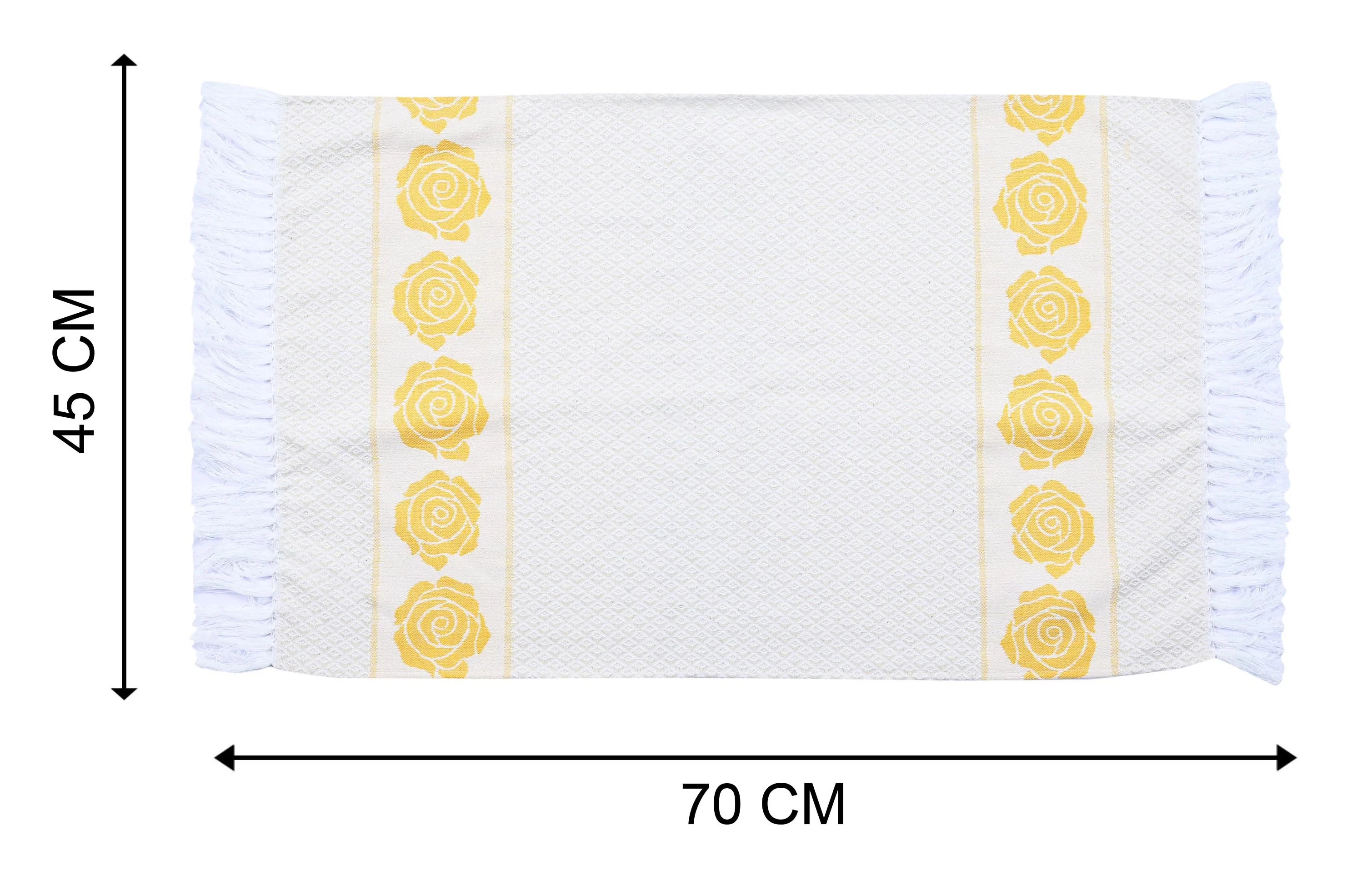 Rose Pure Cotton 4 PC Hand Towel Set | Quick Dry Soft Towels | Bathing Kitchen Hand Towel Gym | Men & Women | Bathroom Accessories Set | - Image 36