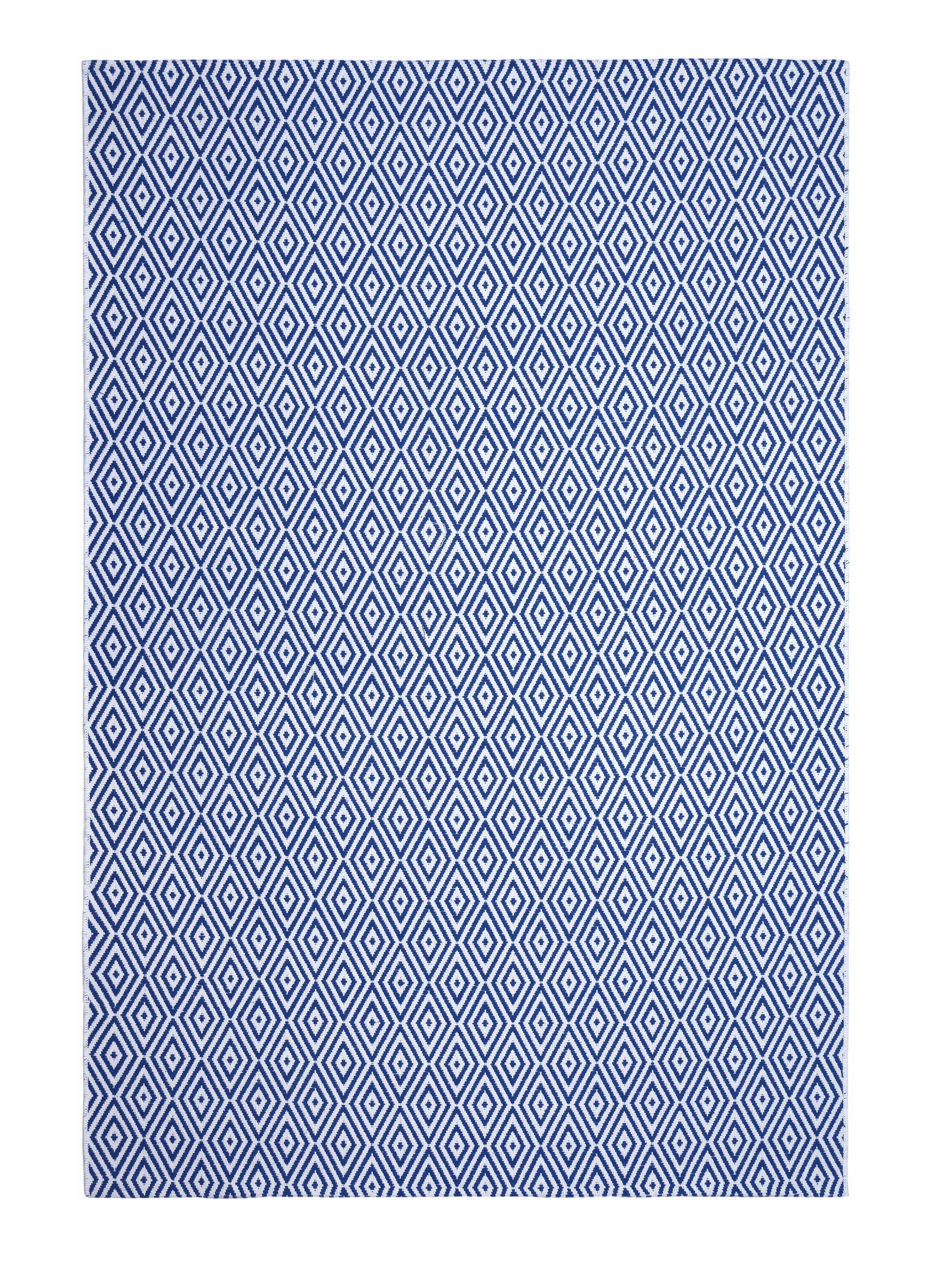 Diamond Cotton Printed Rug - Image 2