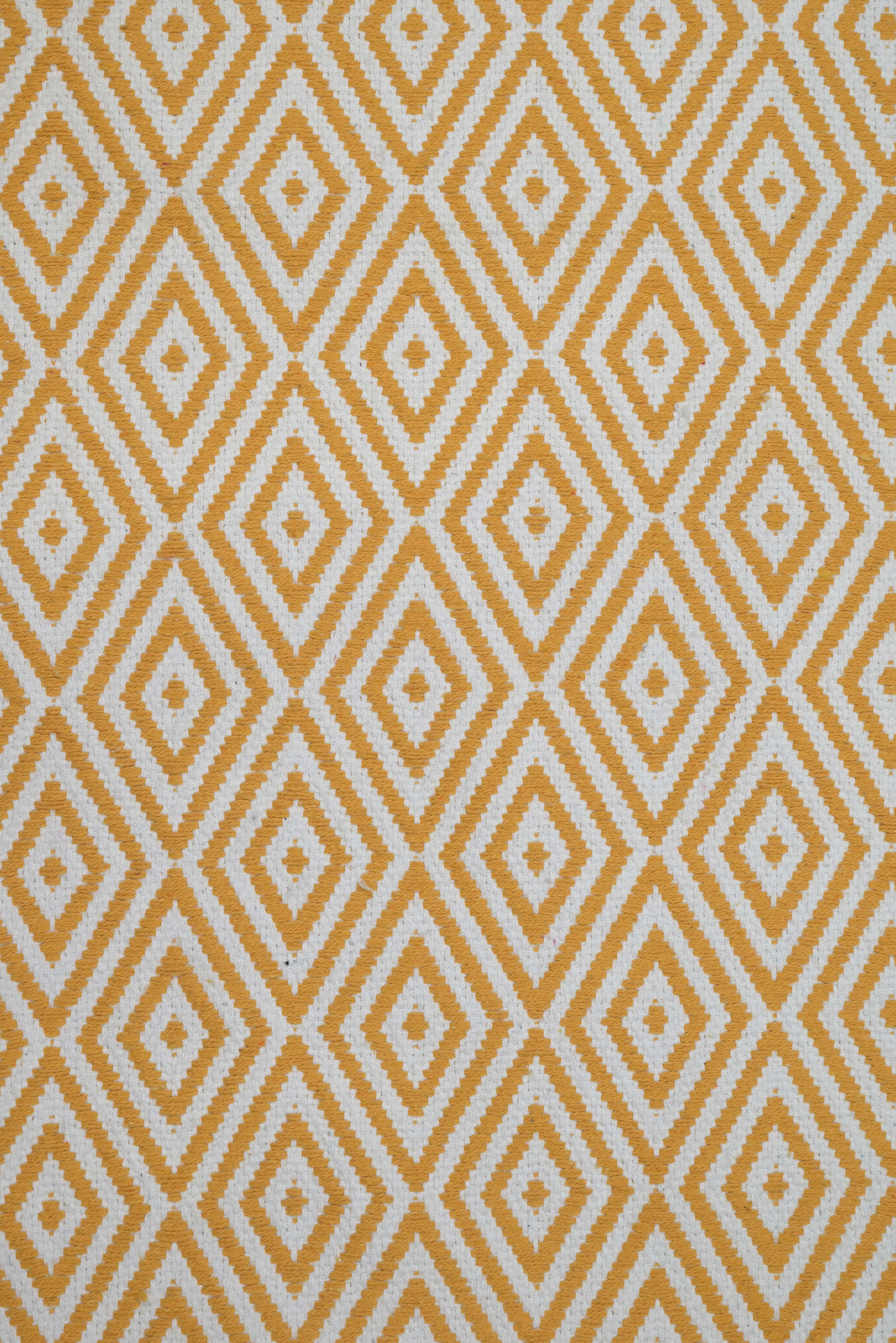 Diamond Cotton Printed Rug - Image 29