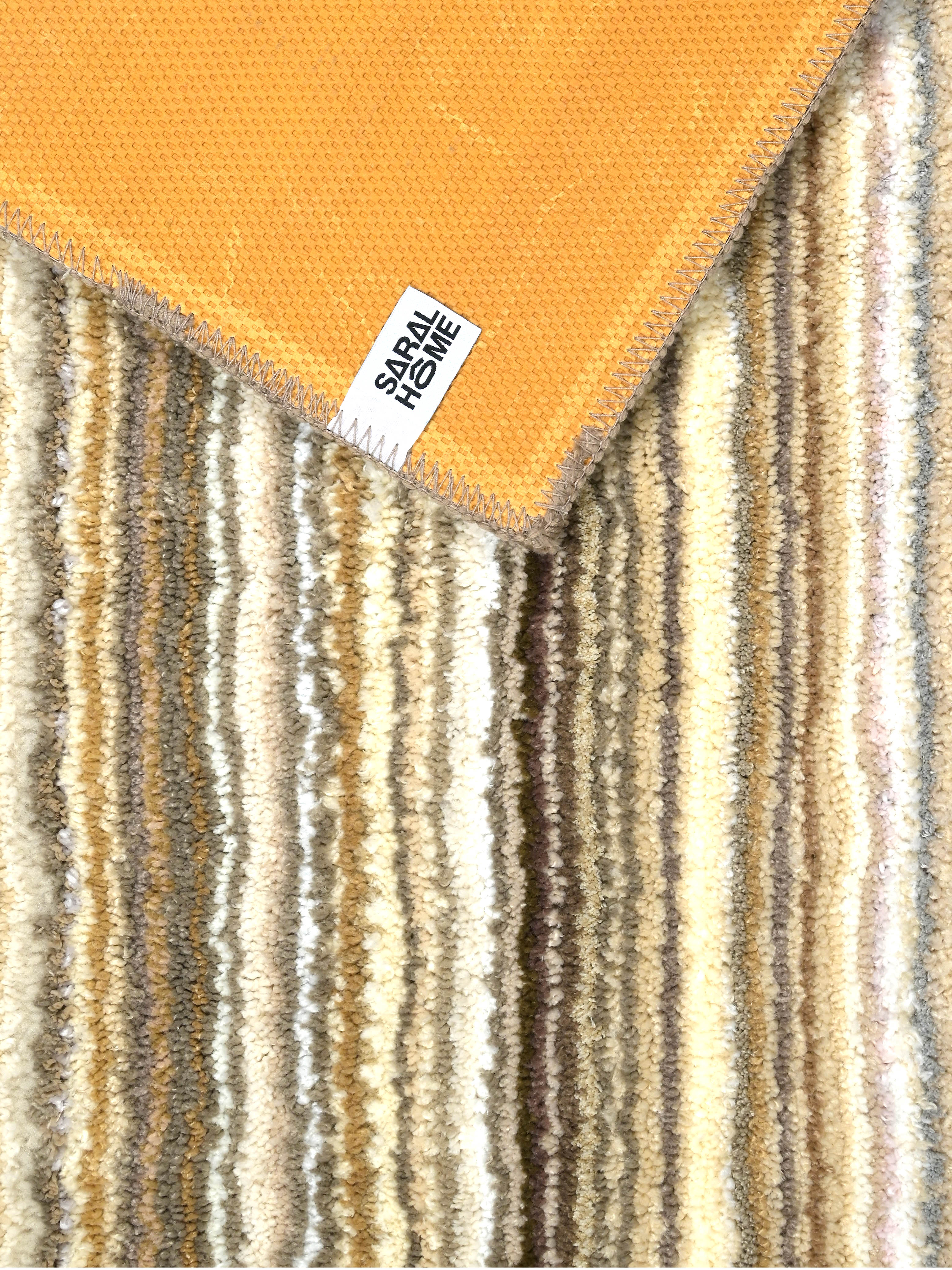 VIBE Microfiber Striped Runner | Anti-Skid Backing | Modern Design - Image 12