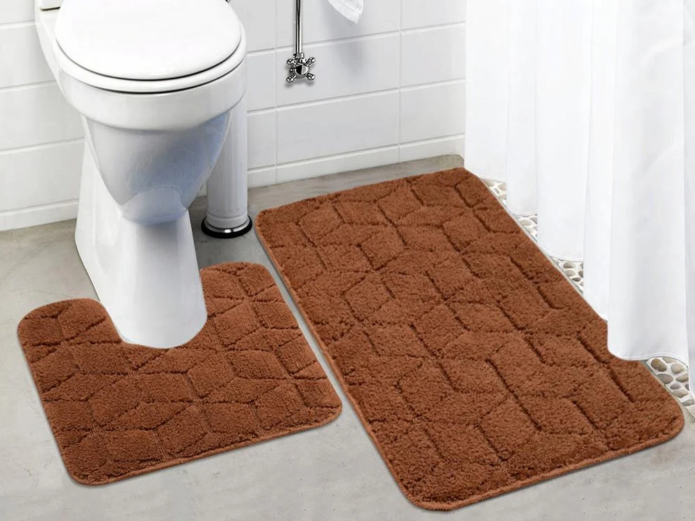 BARFI Soft Anti-Slip Bath Set | Elegant Geometric Pattern & Premium Grip - Image 24