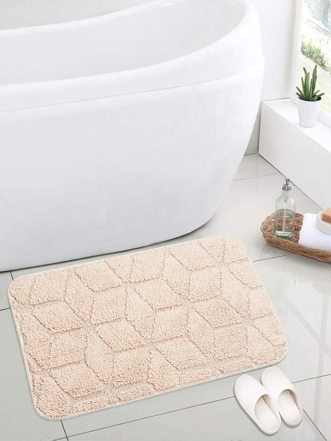 BARFI Soft Anti-Slip Bath Set | Elegant Geometric Pattern & Premium Grip - Image 69