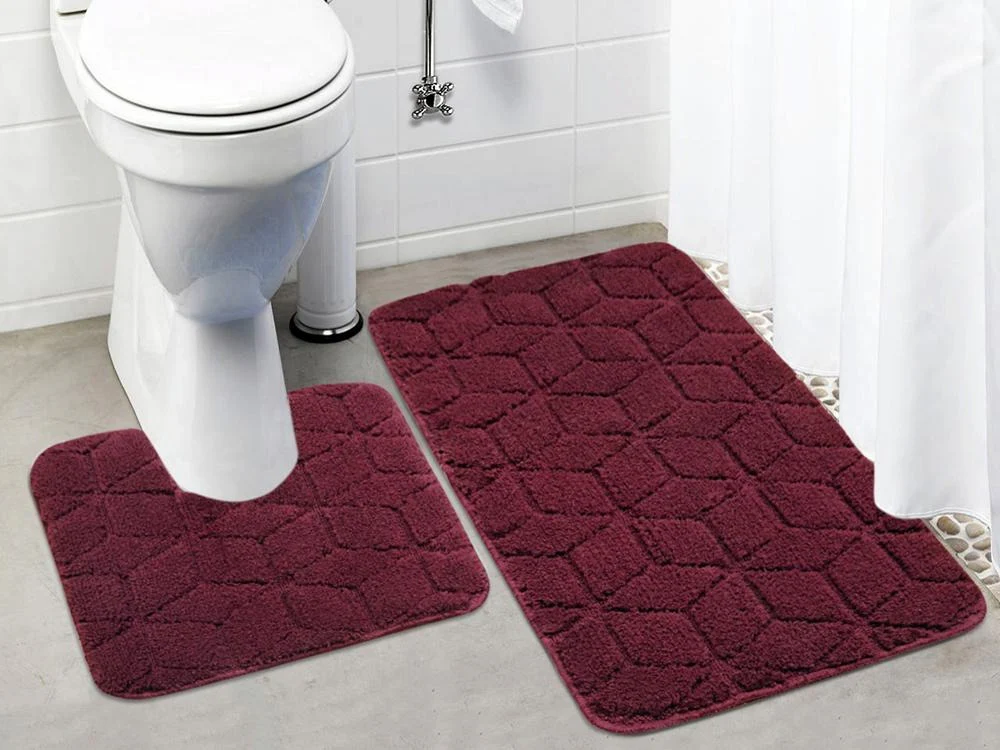 BARFI Soft Anti-Slip Bath Set | Elegant Geometric Pattern & Premium Grip - Image 7