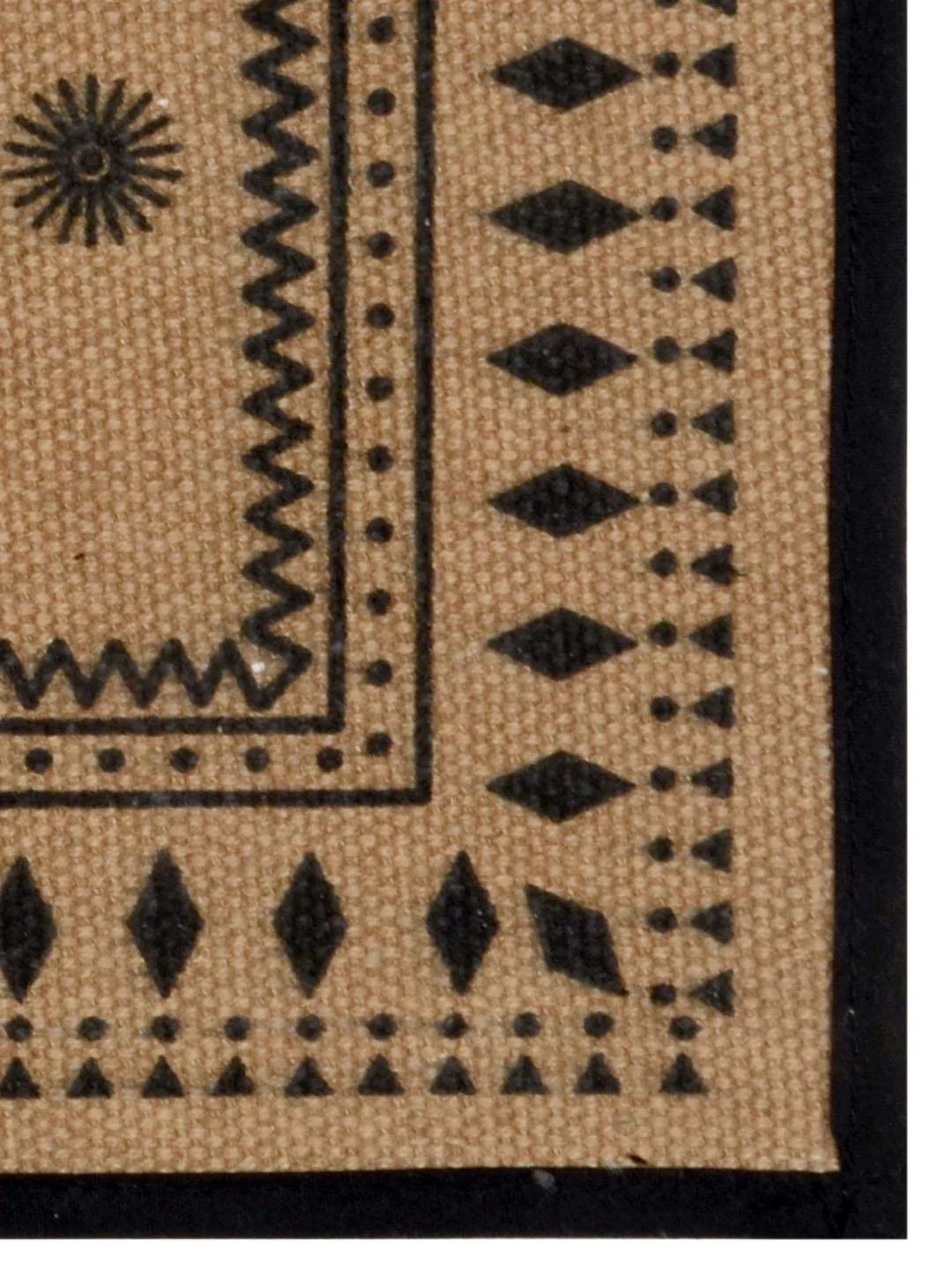 Black Decorative Jute Printed Table Placemat - 33x45 cms 2Pc - B1G1 - Image 3
