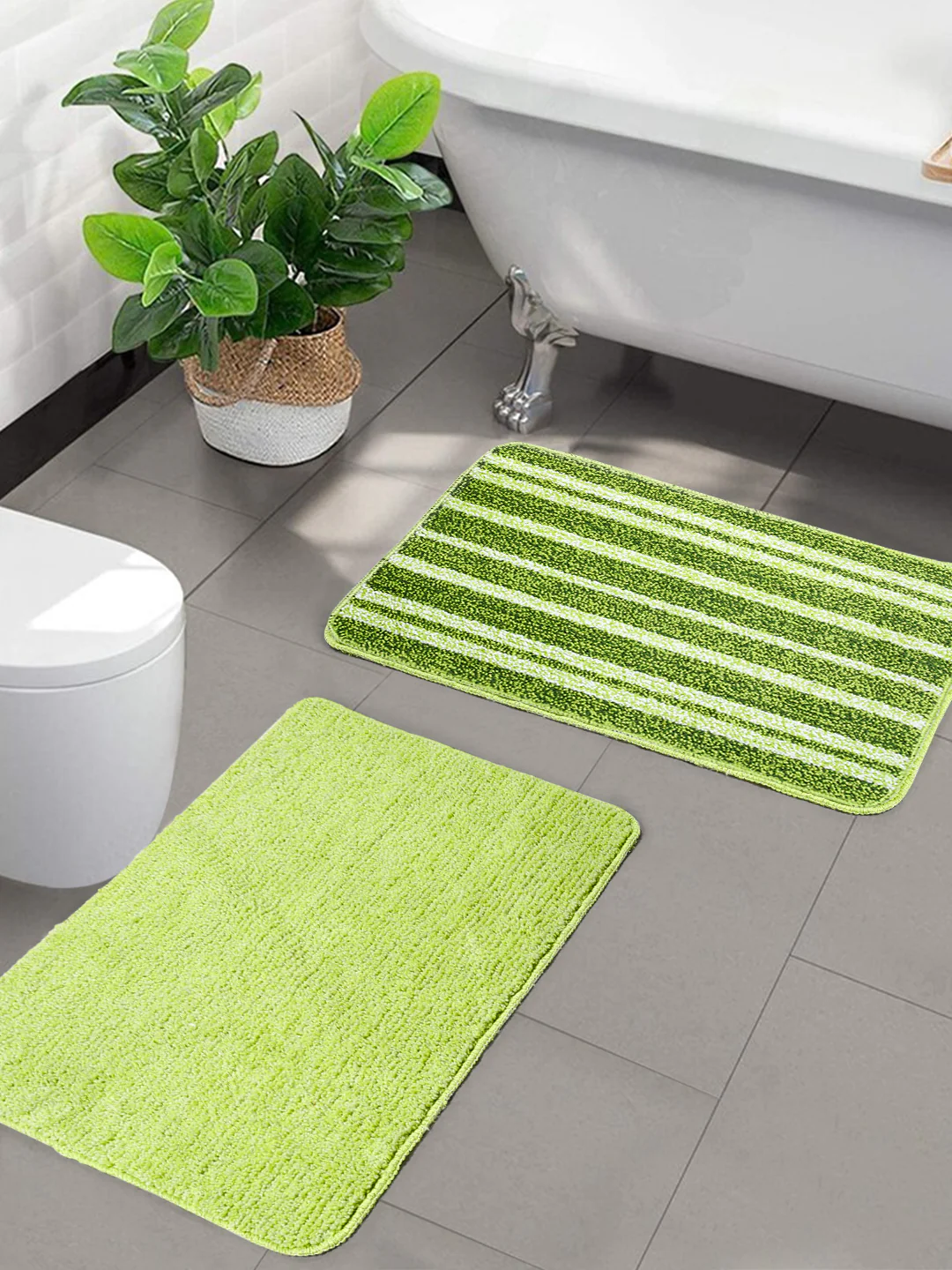 STRIPE Soft Anti-Slip Bathmat | Classic Pattern with Strong Grip Base - Image 36