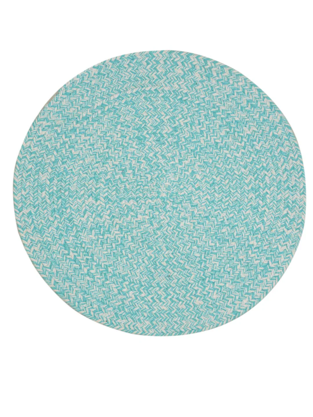 Blue Cotton Printed Table Mat - Pack of 2 pc, 38x38 Cms - Image 2