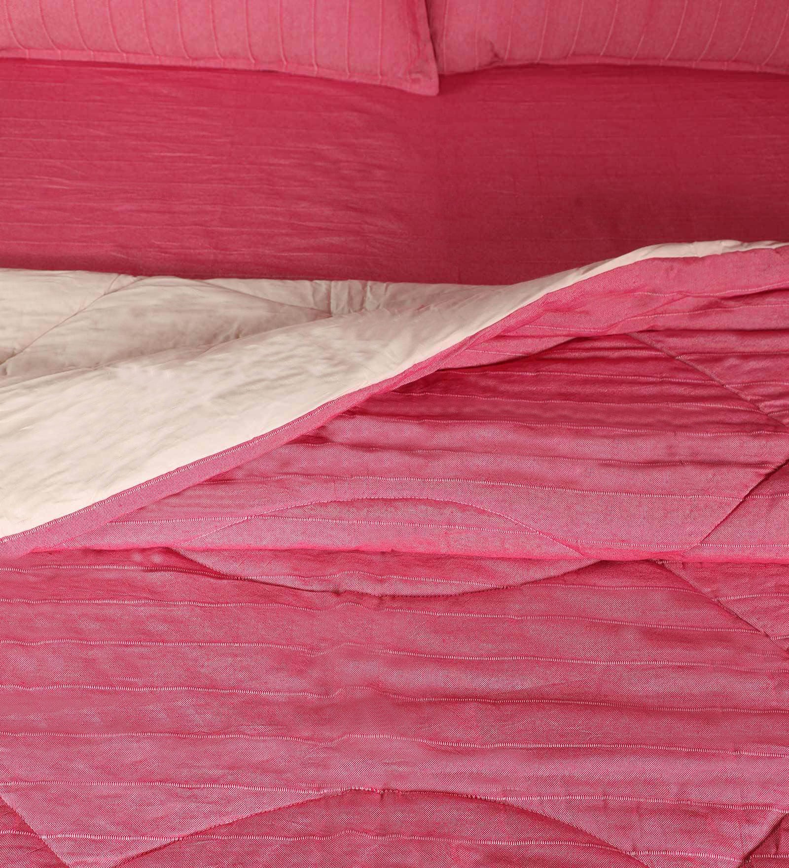 6 PC Bedding Combo | 1 Bedsheet + 2 Pillow Covers + Quilt + 2 Curtains | 90x100 & 4x7 - Image 4
