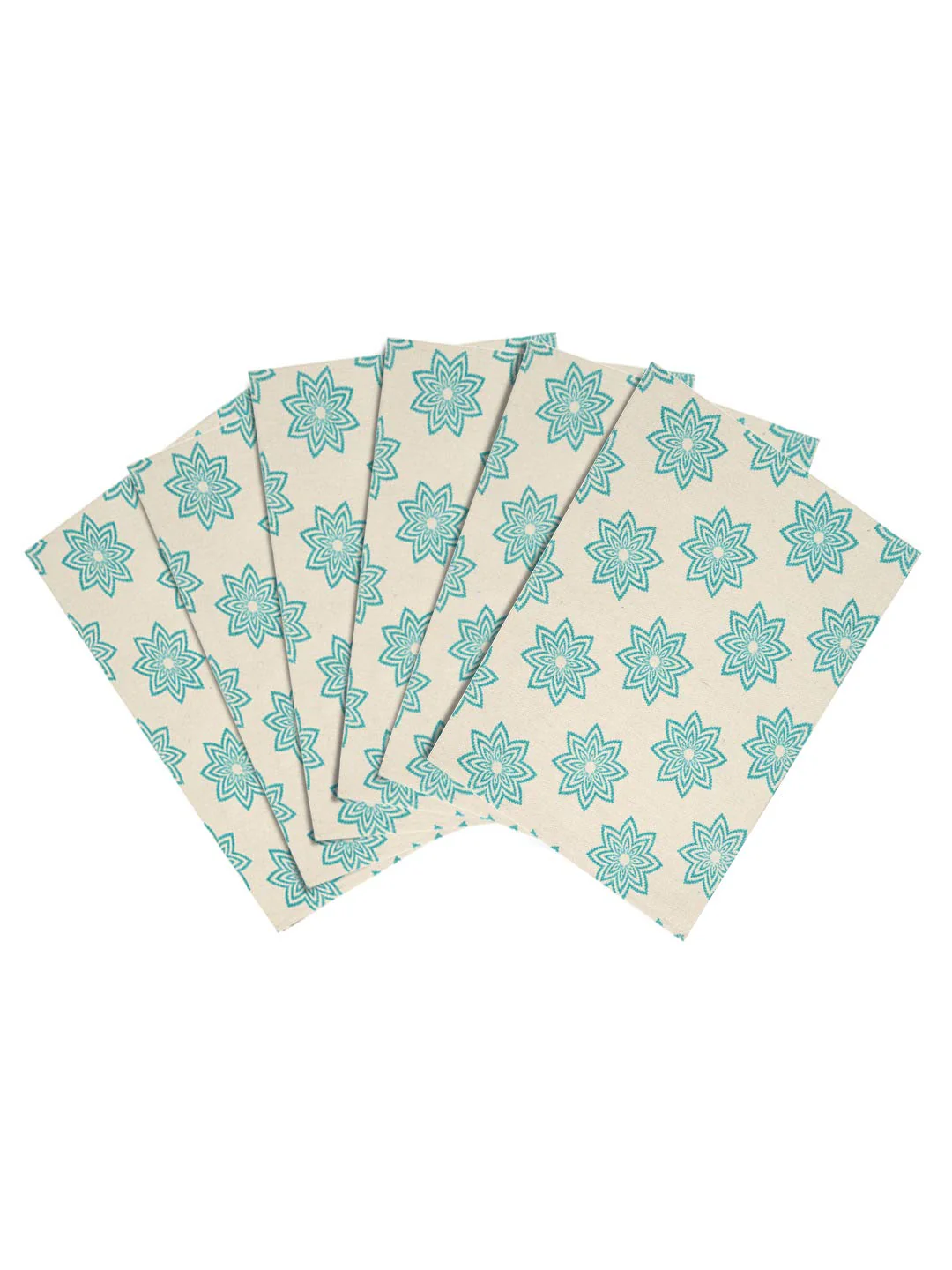 Cotton Table Mat Set – 6 Pieces with 6 Free Cotton Napkins | Durable & Washable Fabric - Image 11