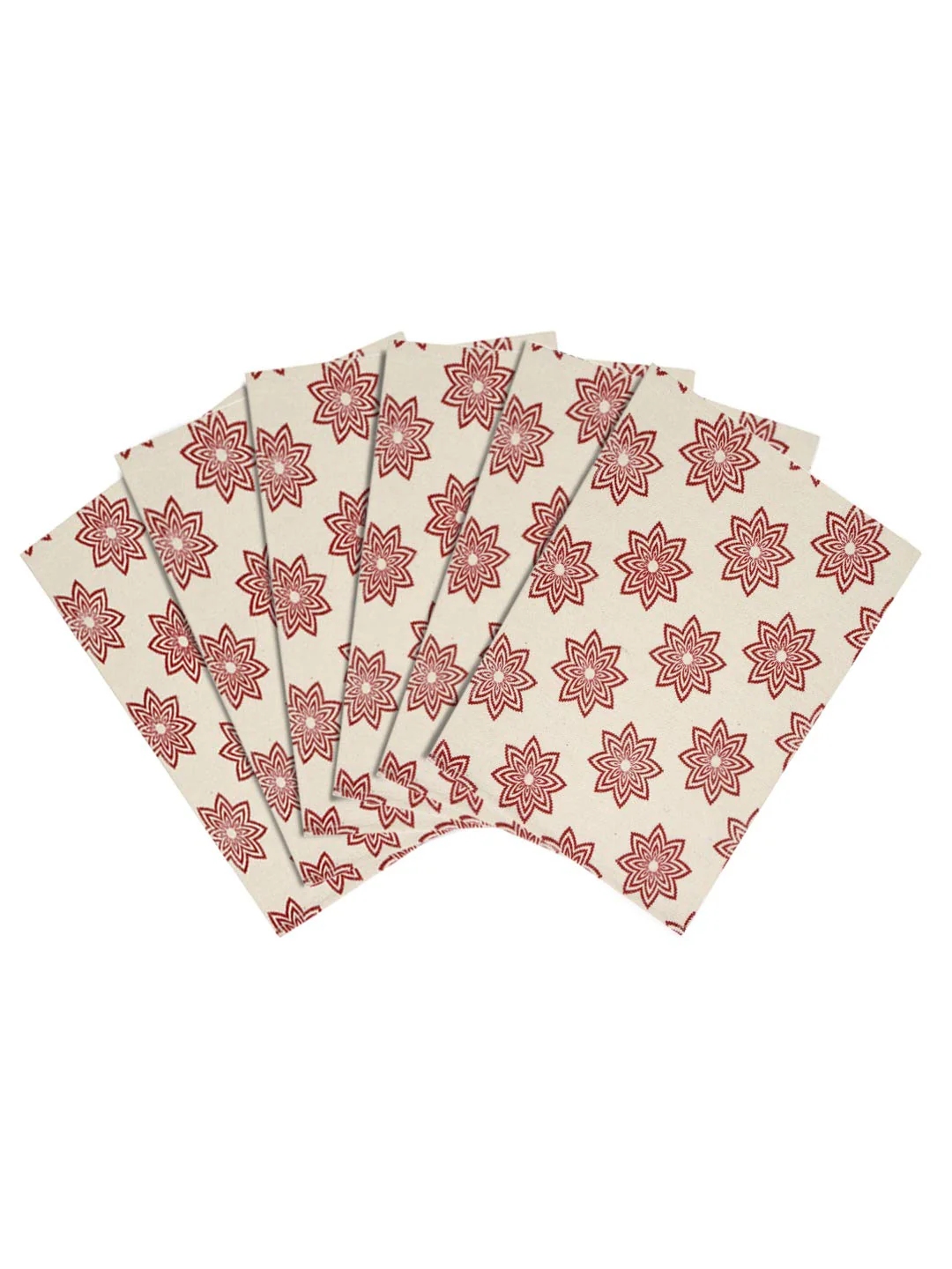 Cotton Table Mat Set – 6 Pieces with 6 Free Cotton Napkins | Durable & Washable Fabric - Image 6