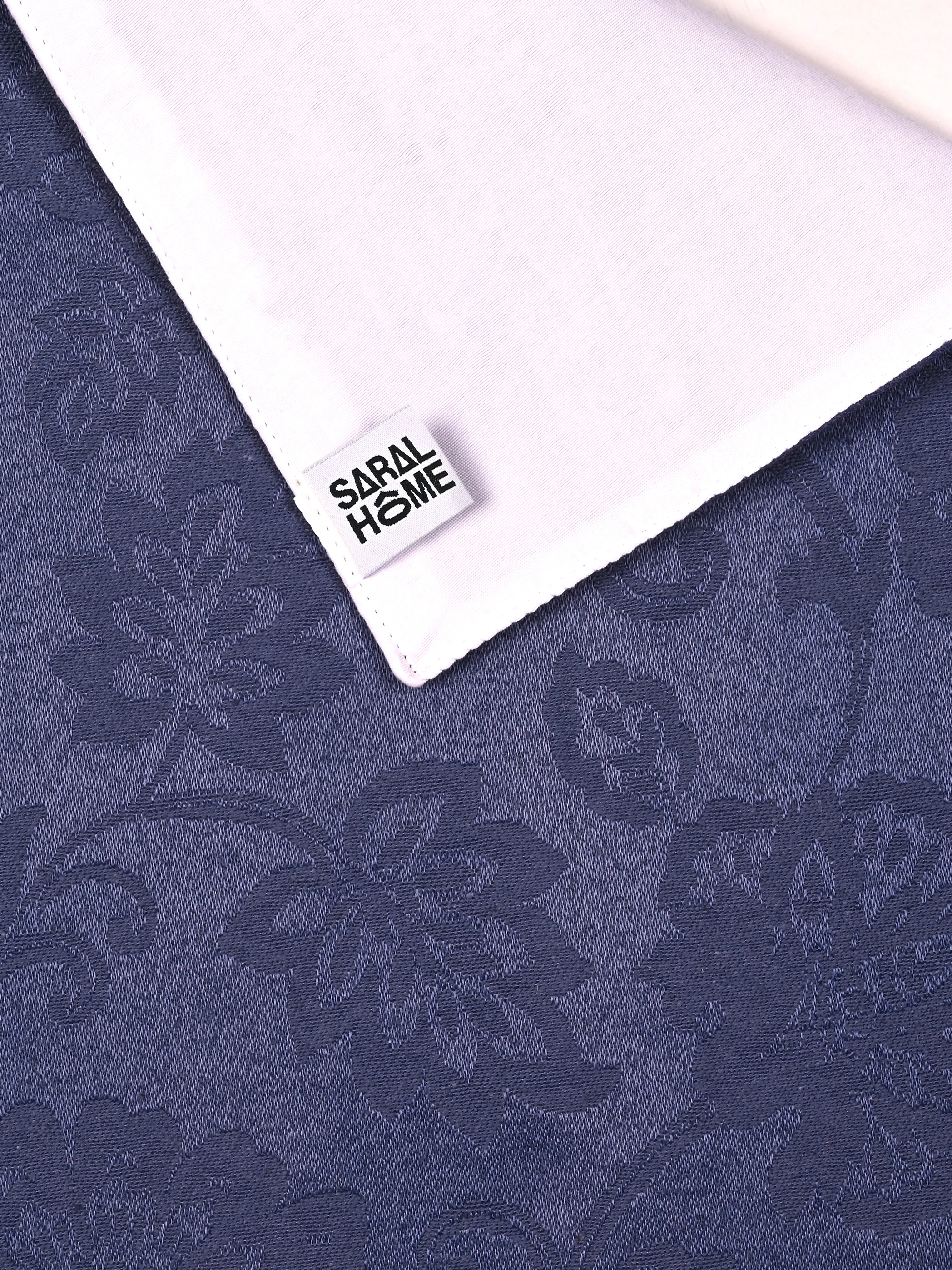 Saral Home Cotton Placemats Set of 6 Blue Color - Image 5