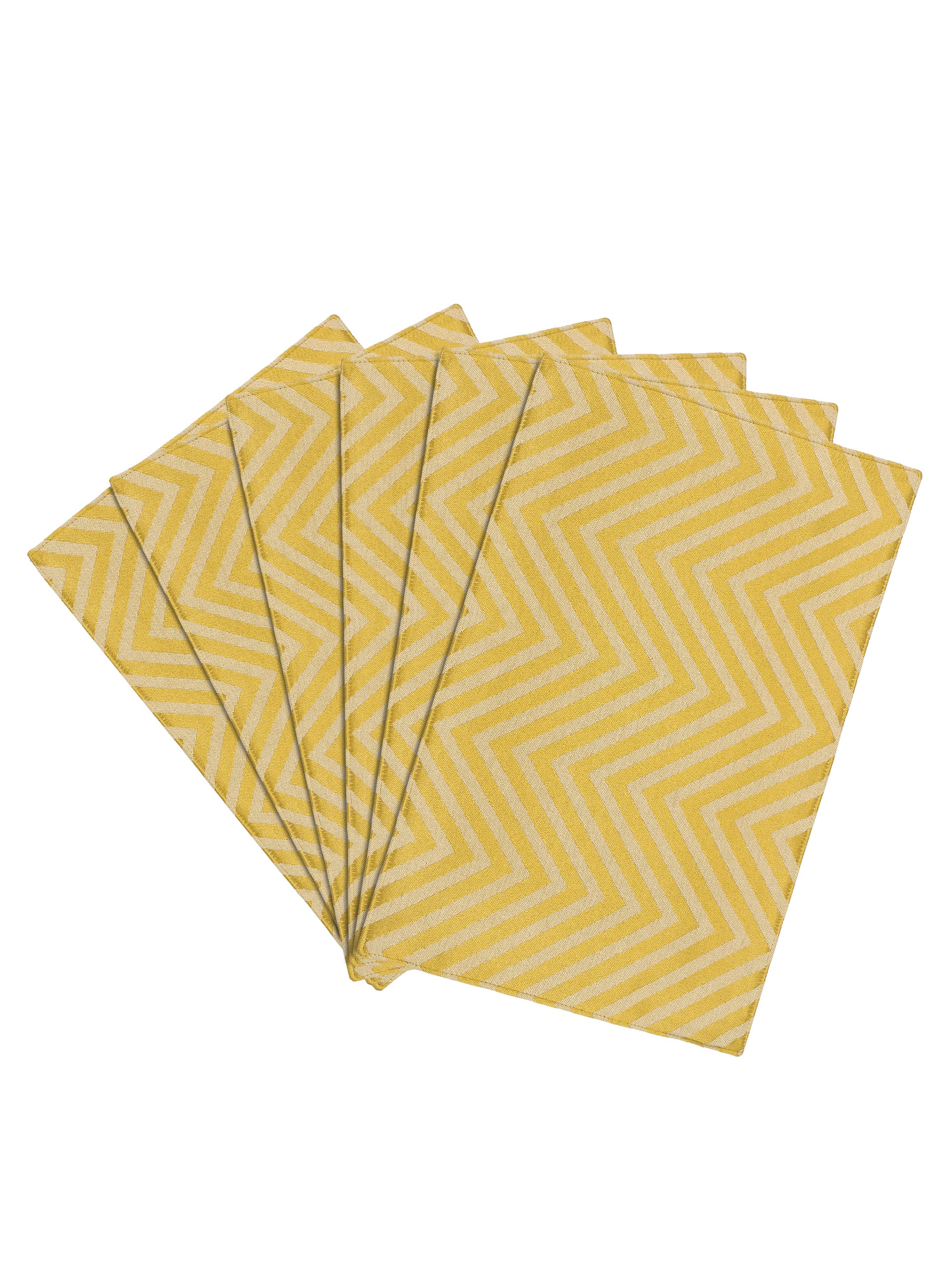 Saral Home Cotton Placemats Set of 6 | Handwoven Dining Table Mats - Image 16