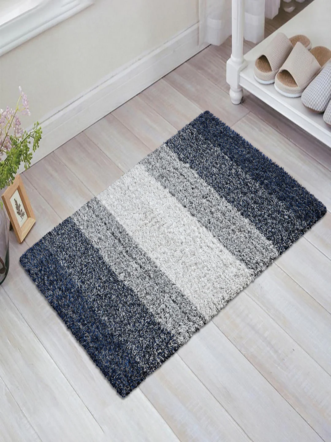 Saral Home Green Shaggy FloorMat | Soft & Anti-Skid (B1G1 Offer, 50x80 cm) - Image 7