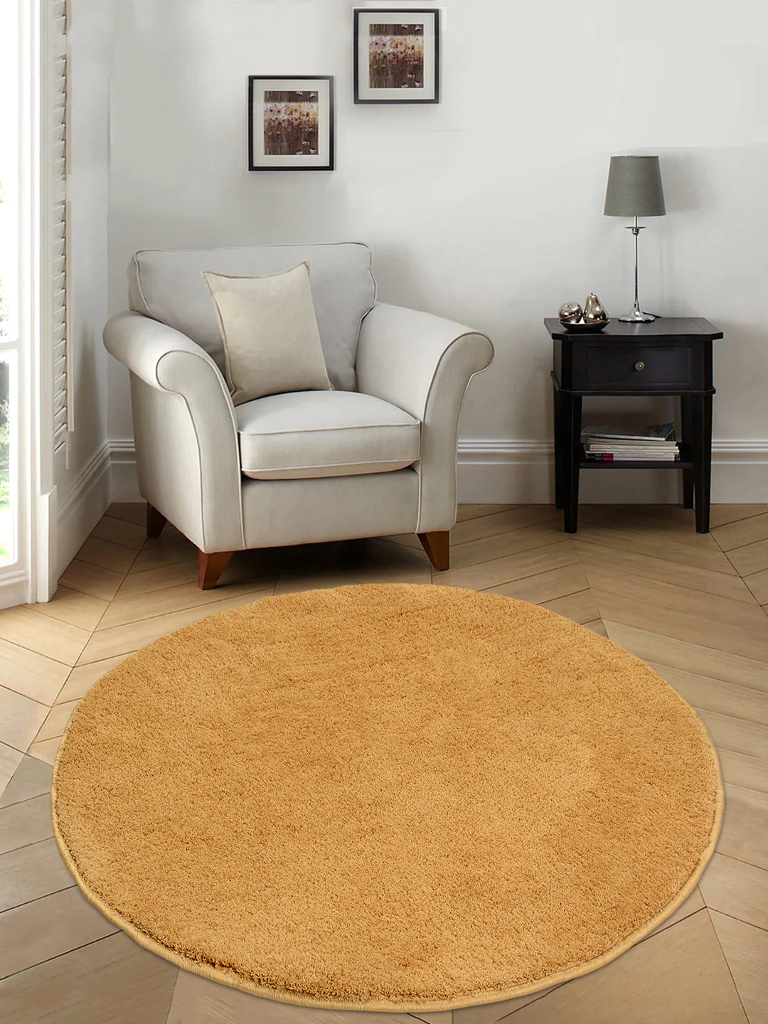 NEO SHAGGY Soft Anti-Slip Bathmat | Plush Microfiber with Round Design - Image 10