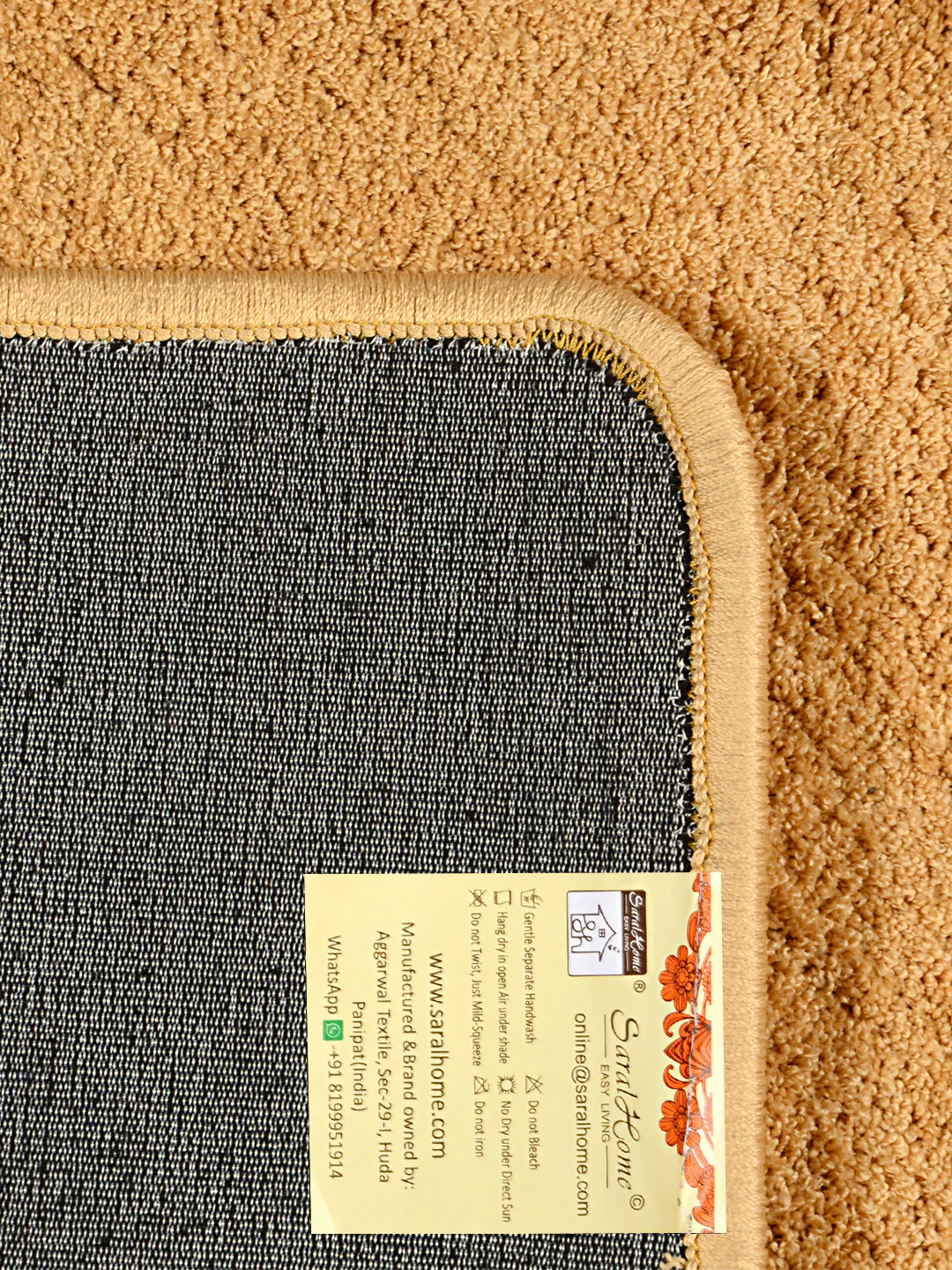 NEO SHAGGY Soft Anti-Slip Bathmat | Plush Microfiber with Round Design - Image 12