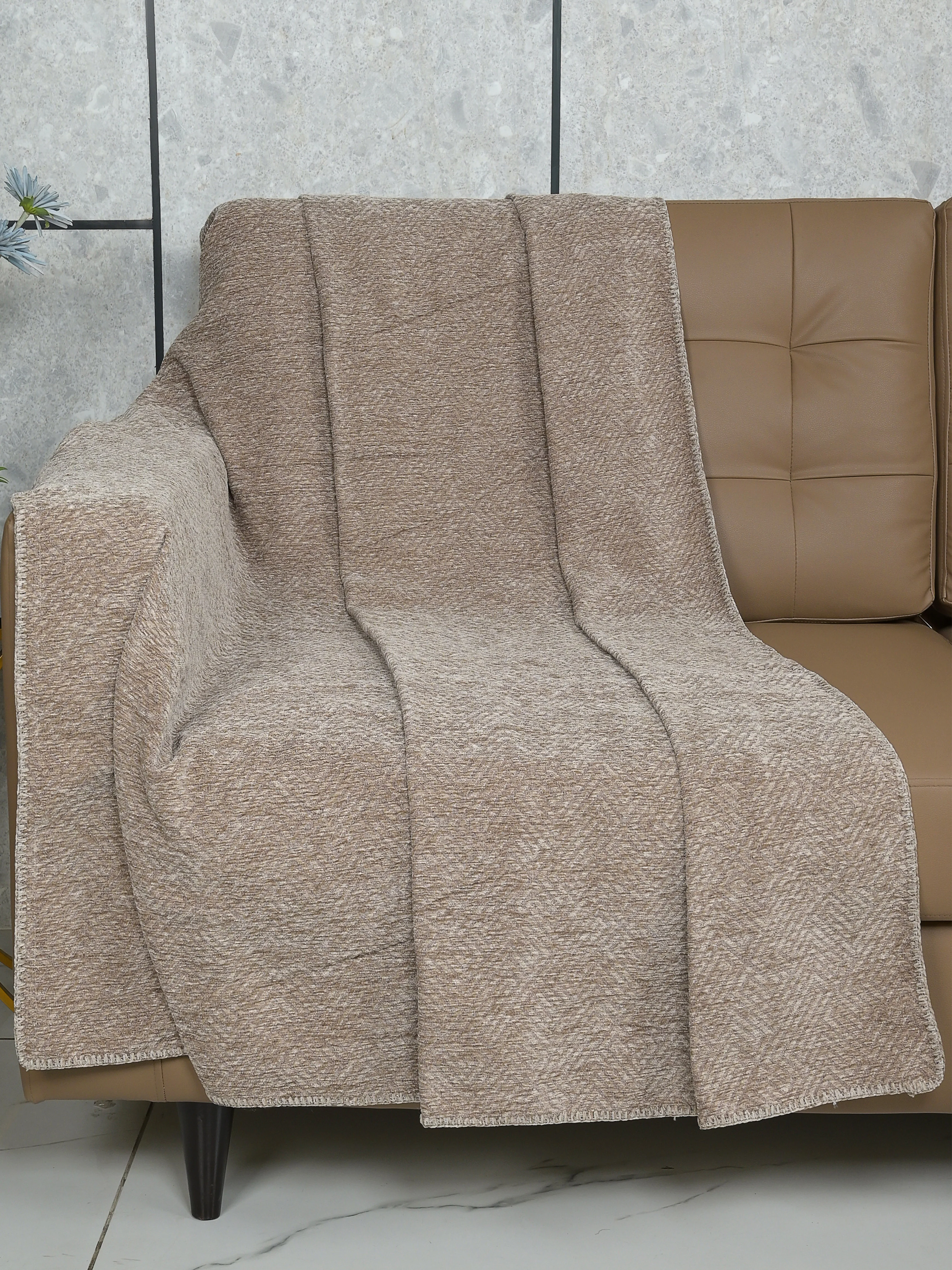 Pacman Velvet Chenille Sofa Throw Cover | Designer Pattern - Image 11