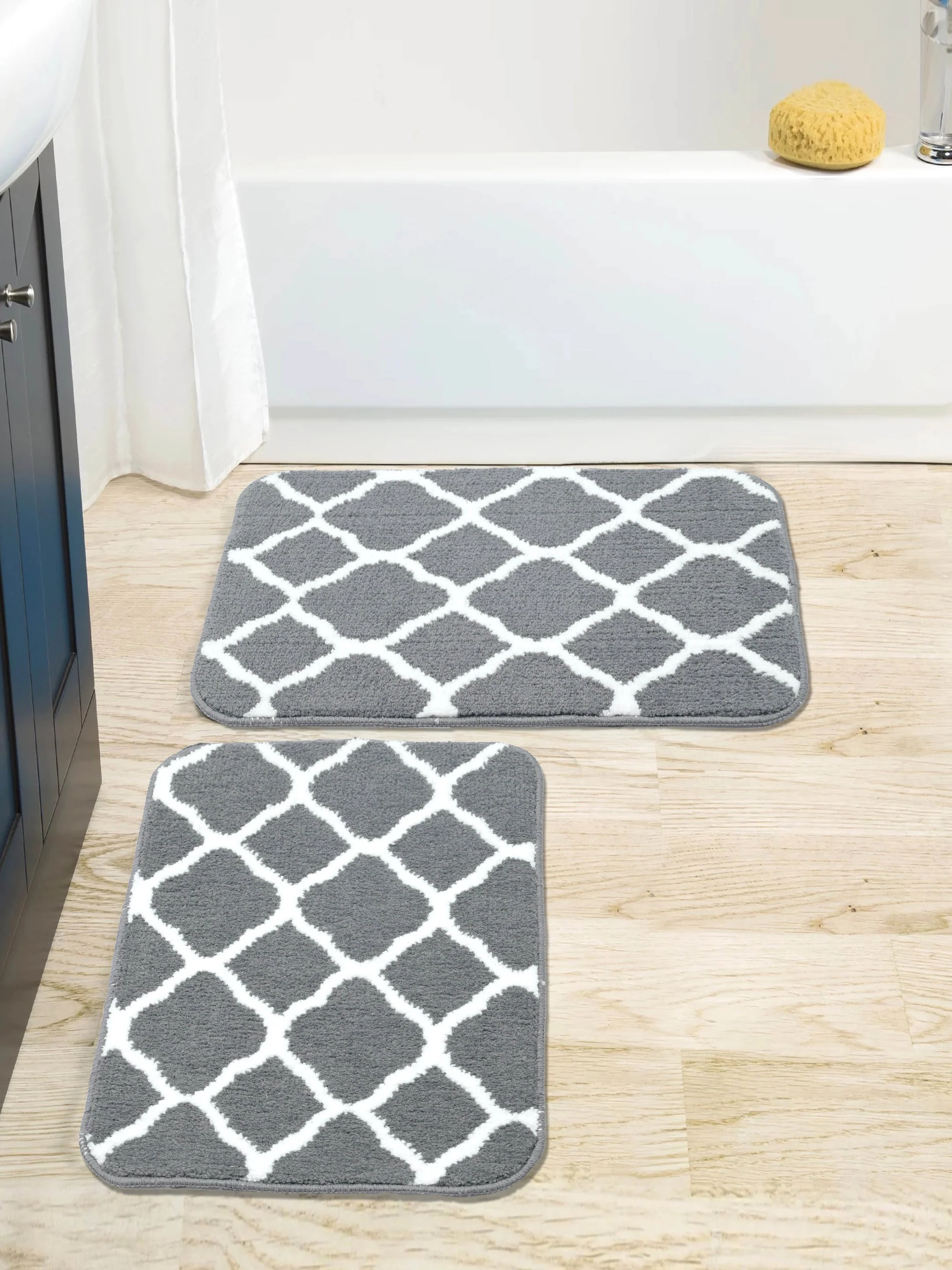 TANGIER Soft Anti-Slip Bathset | Two-Piece Set with Plush Texture & Grip Backing - Image 12