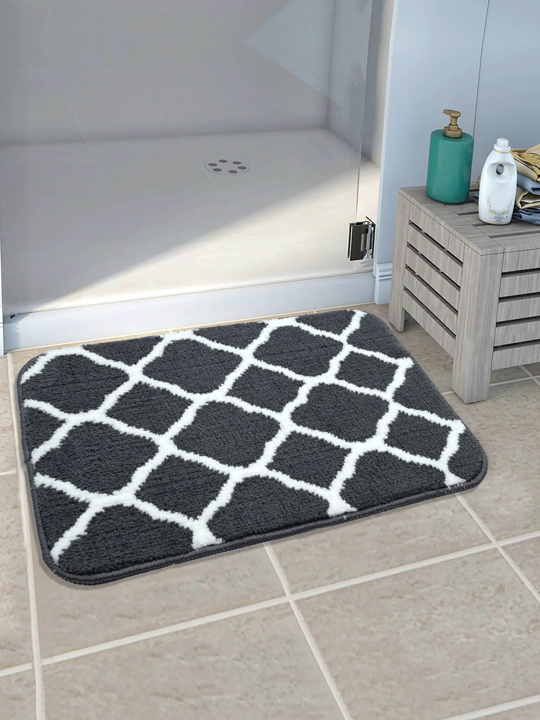 TANGIER Soft Anti-Slip Bathset | Two-Piece Set with Plush Texture & Grip Backing - Image 29
