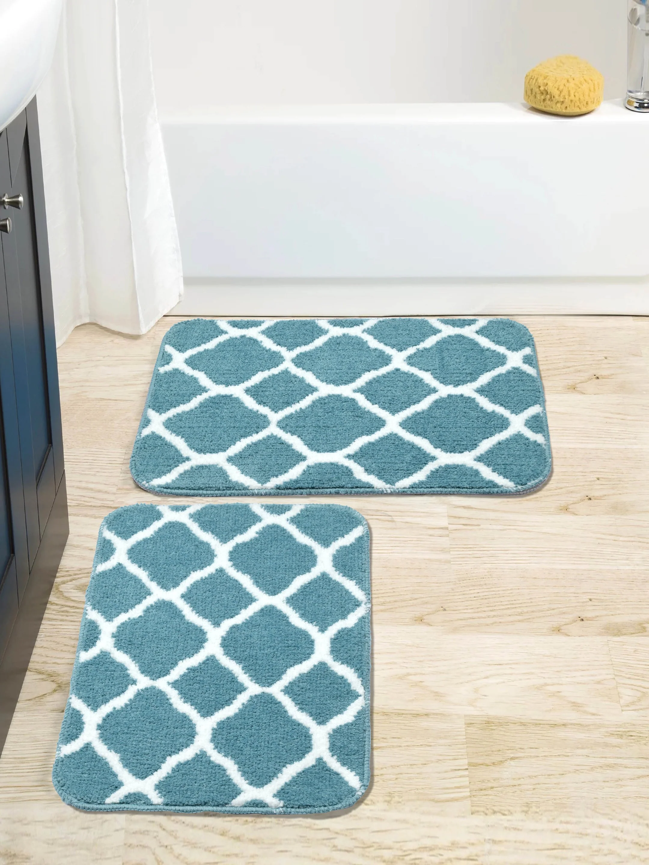 TANGIER Soft Anti-Slip Bathset | Two-Piece Set with Plush Texture & Grip Backing - Image 3
