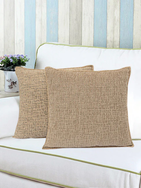 Tic Tac Cushion Cover – Set of 2 | Modern Geometric Textured Pattern - Image 19