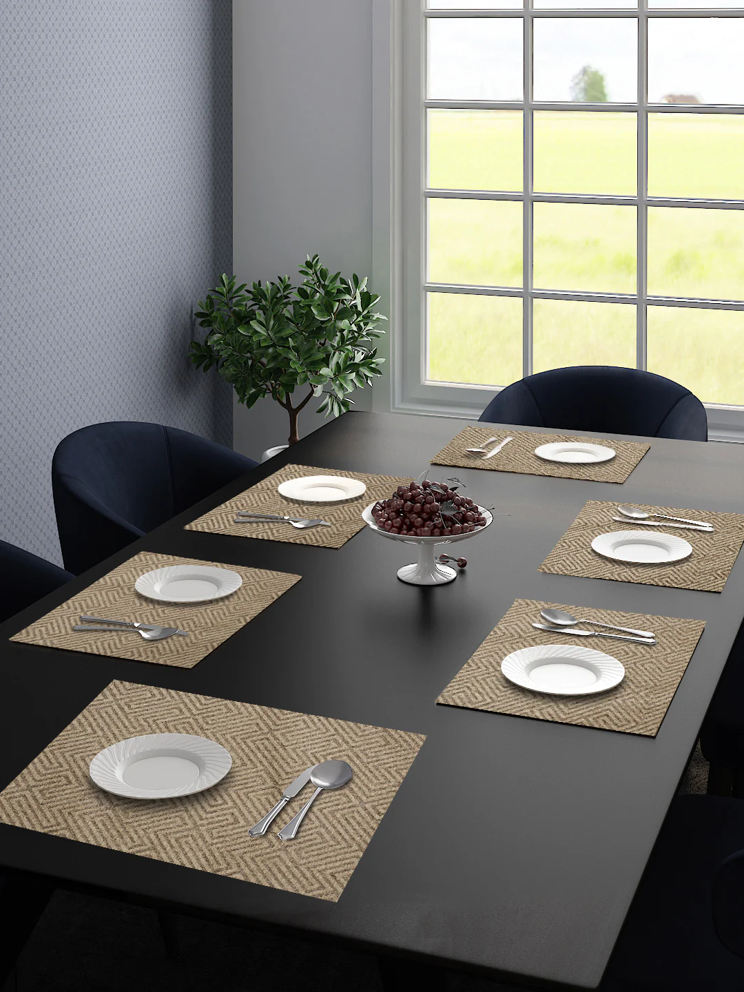 Unique Quality Viscose Dining Table & Kitchen Placemats | Set of 6 - Image 16