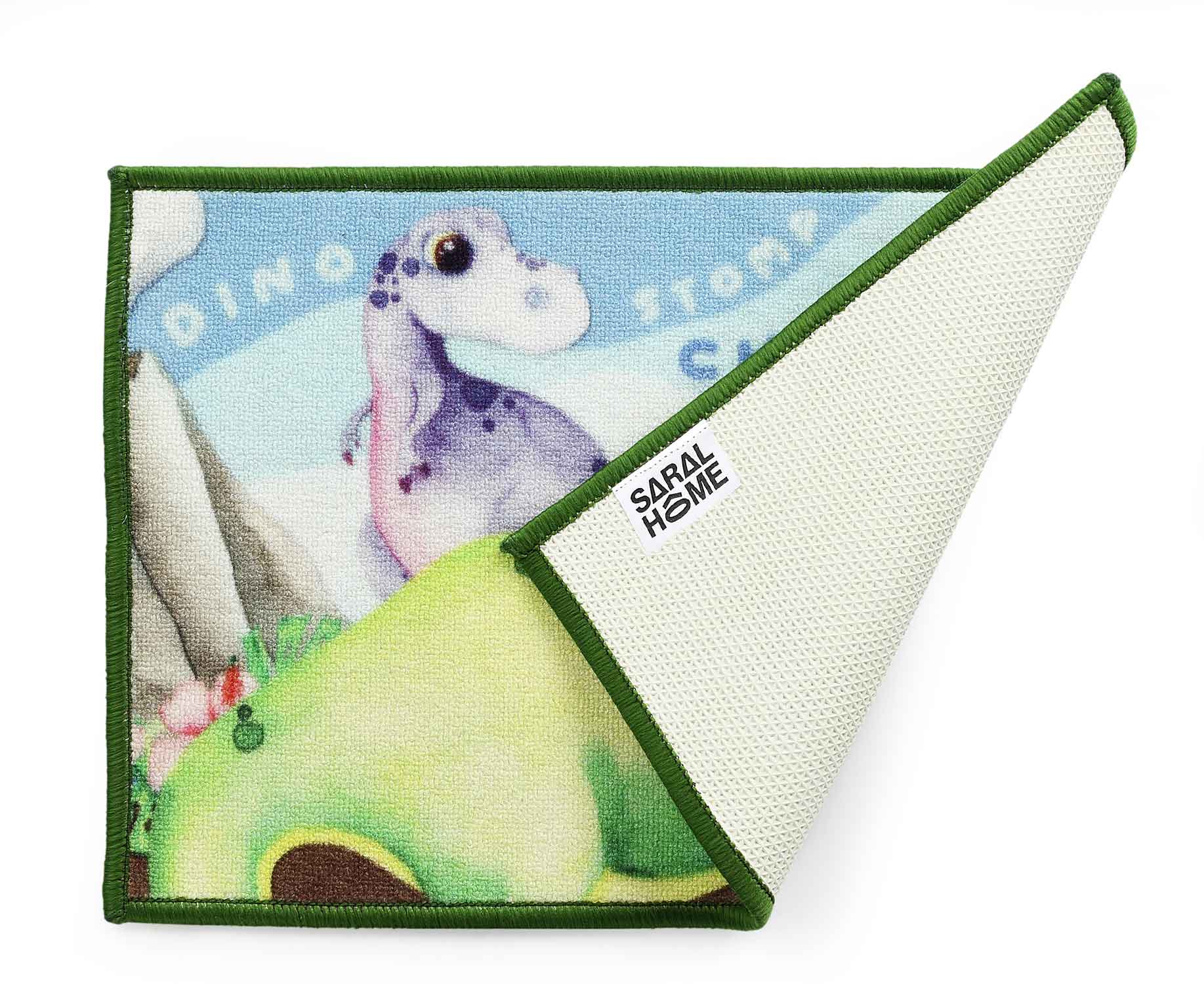 Saral Home Dinosaur Kids Anti-Skid PP Mat – 40x60 cm | Cute Design & Easy Clean - Image 5