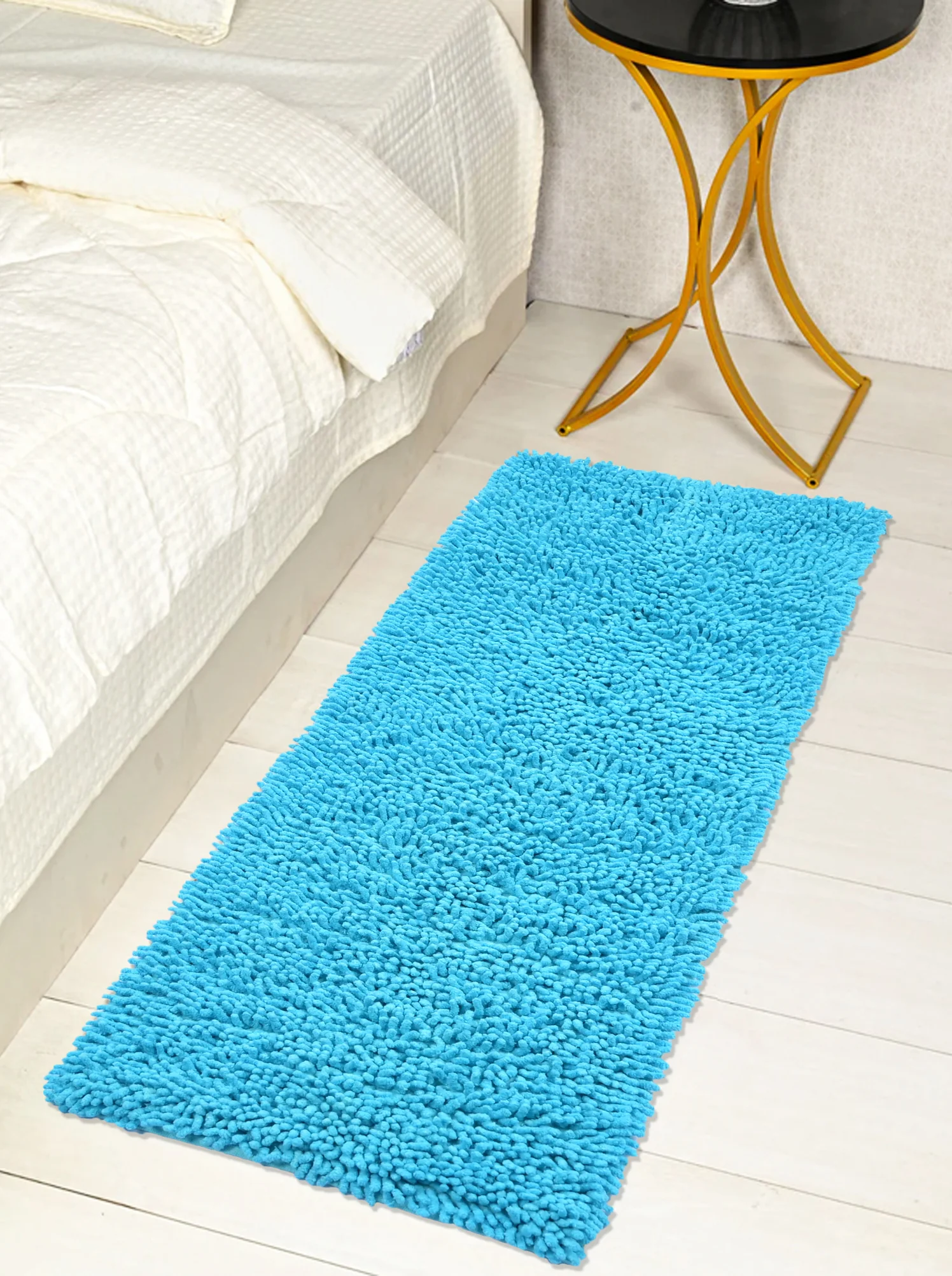 Shaggy Cotton Runner | Kitchen & Bedside Use (40x120 cm) - Image 22