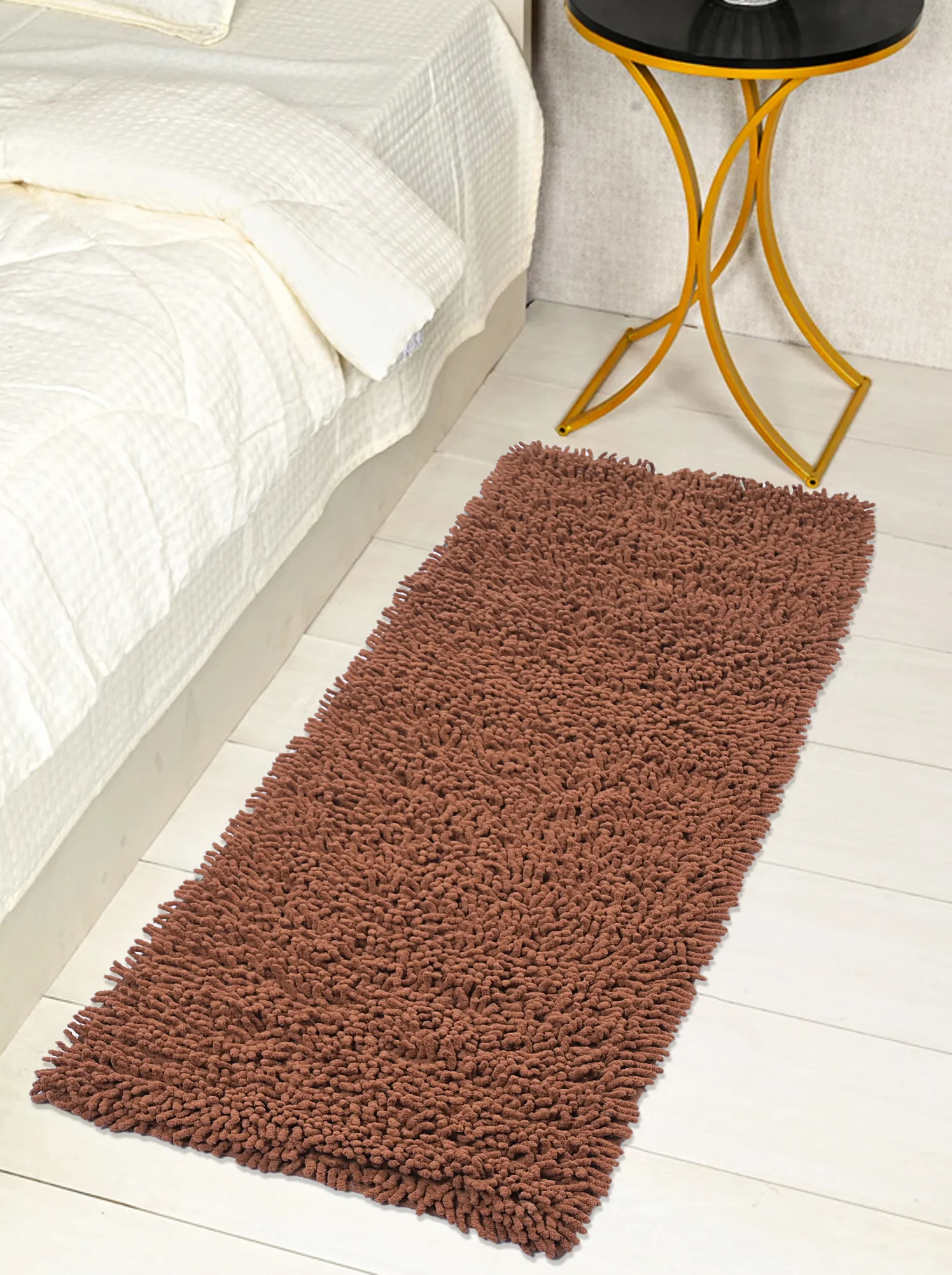 Shaggy Cotton Runner | Kitchen & Bedside Use (40x120 cm) - Image 16