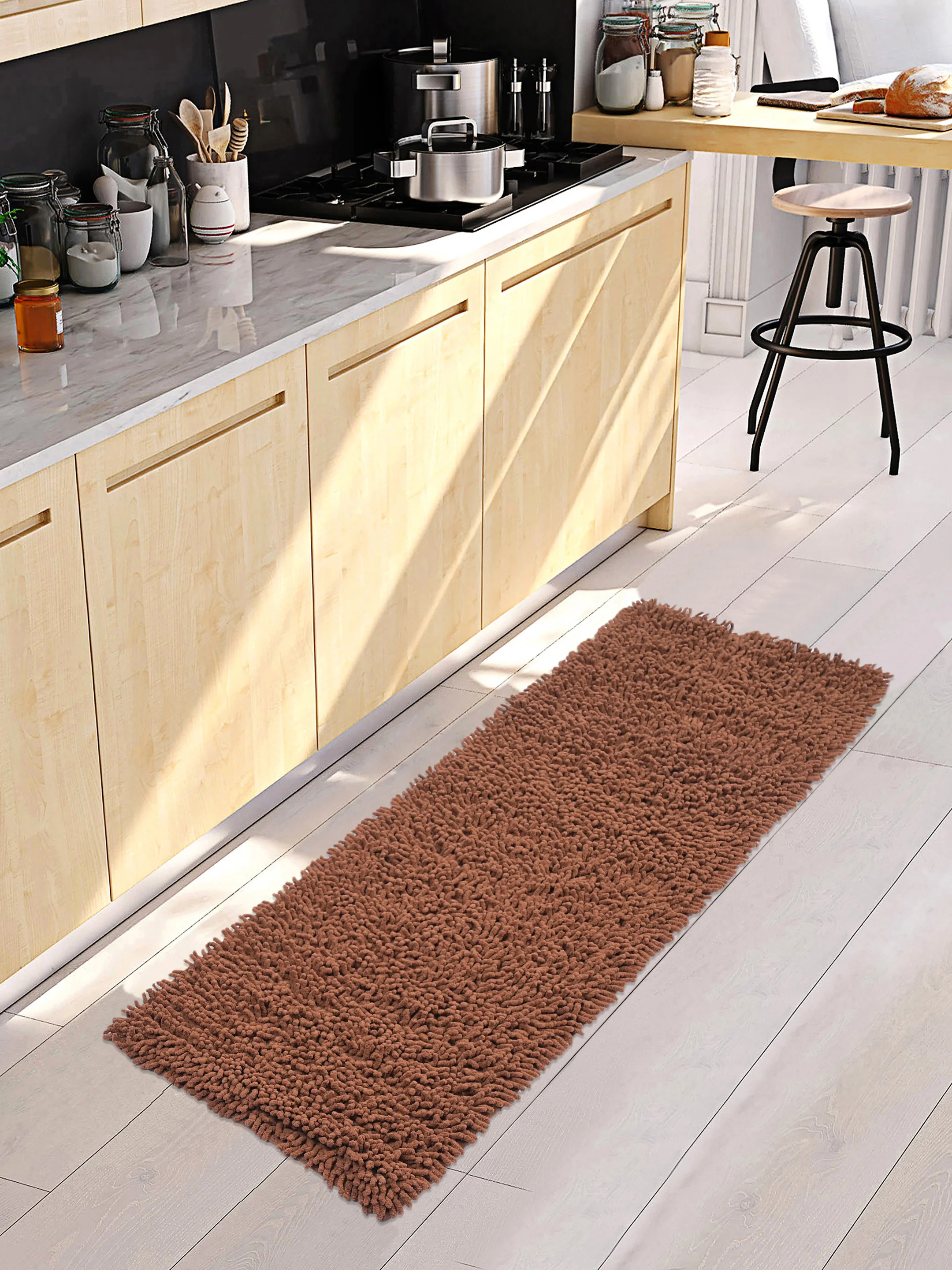 Shaggy Cotton Runner | Kitchen & Bedside Use (40x120 cm) - Image 17