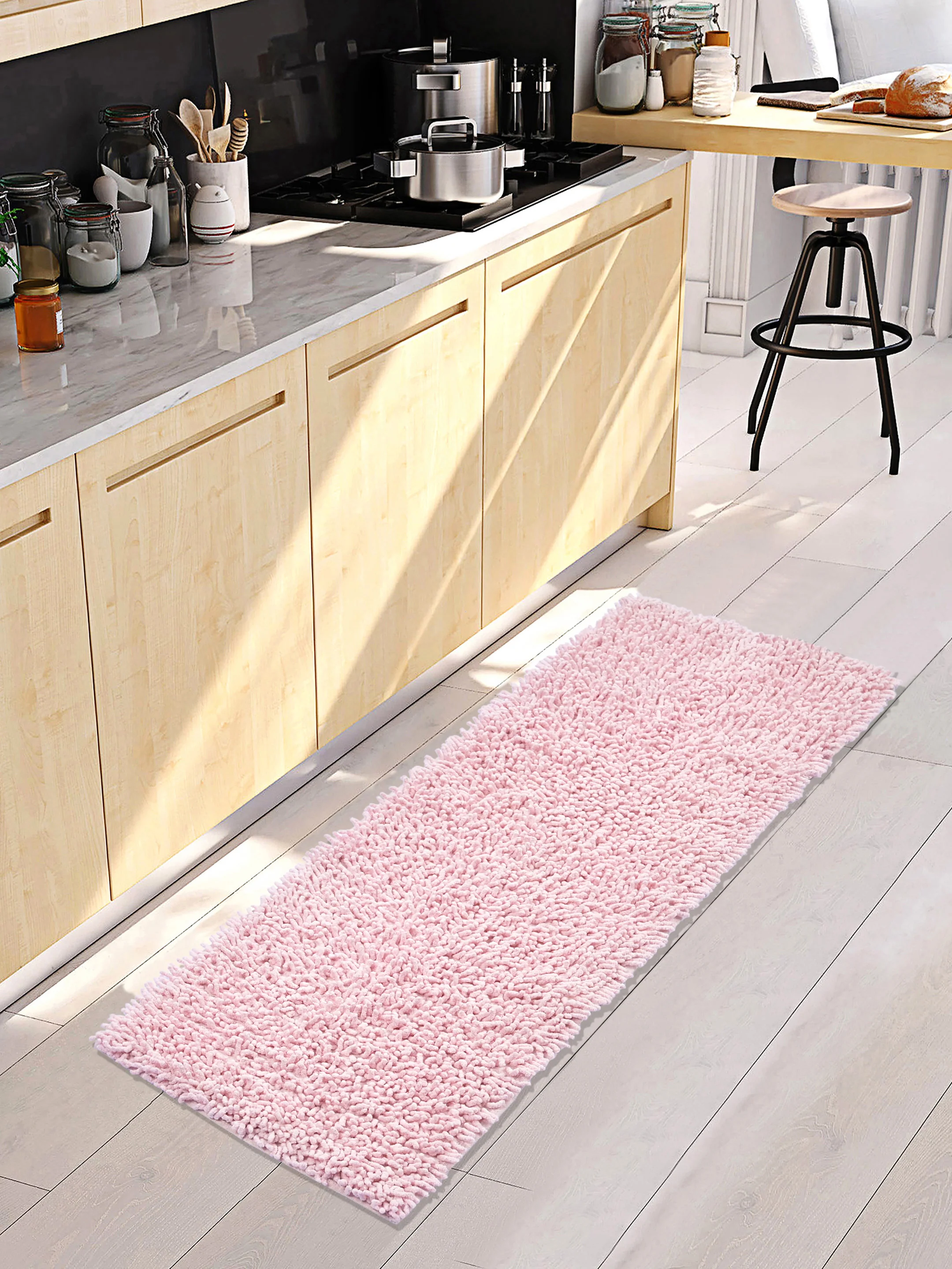 Shaggy Cotton Runner | Kitchen & Bedside Use (40x120 cm) - Image 7