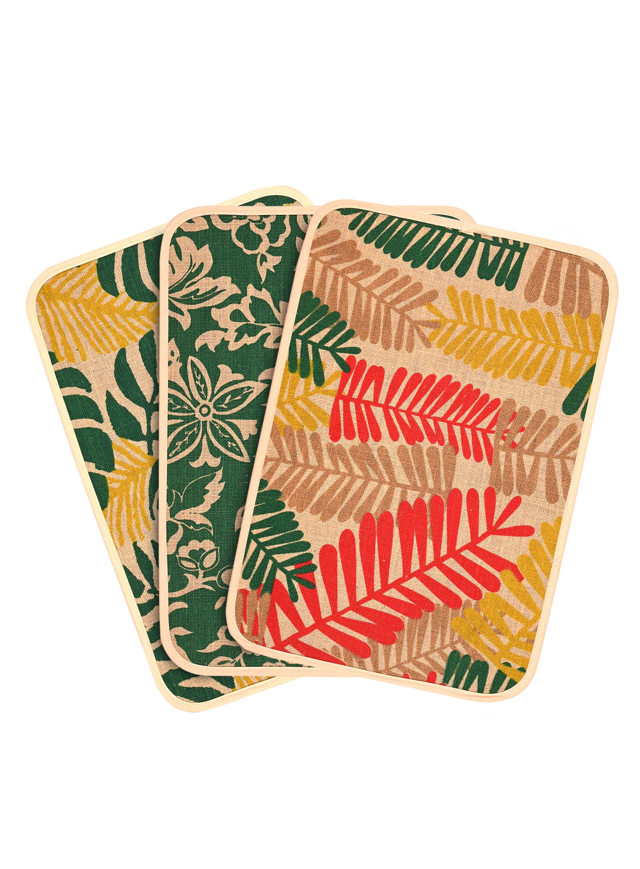 Leaf Jute Door Mat Set – 3-Piece Anti-Slip Combo - Image 10