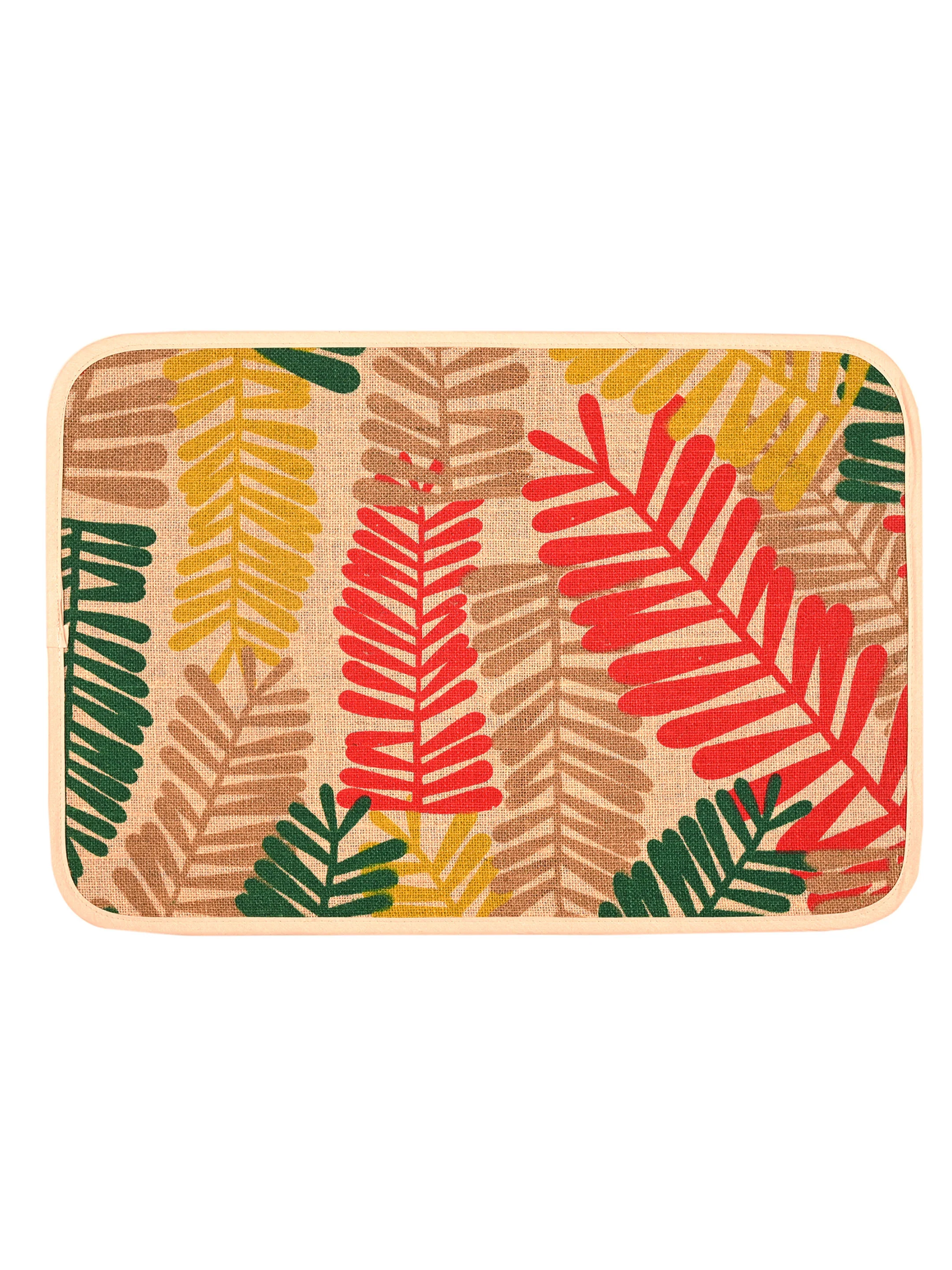 Leaf Jute Door Mat Set – 3-Piece Anti-Slip Combo - Image 12