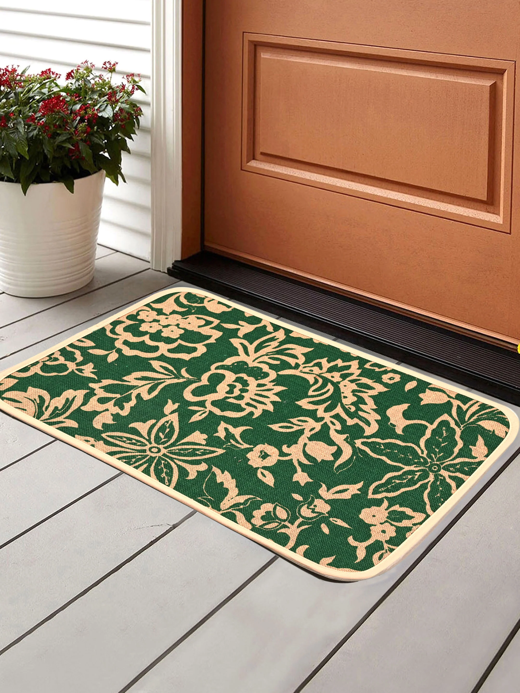 Leaf Jute Door Mat Set – 3-Piece Anti-Slip Combo - Image 19