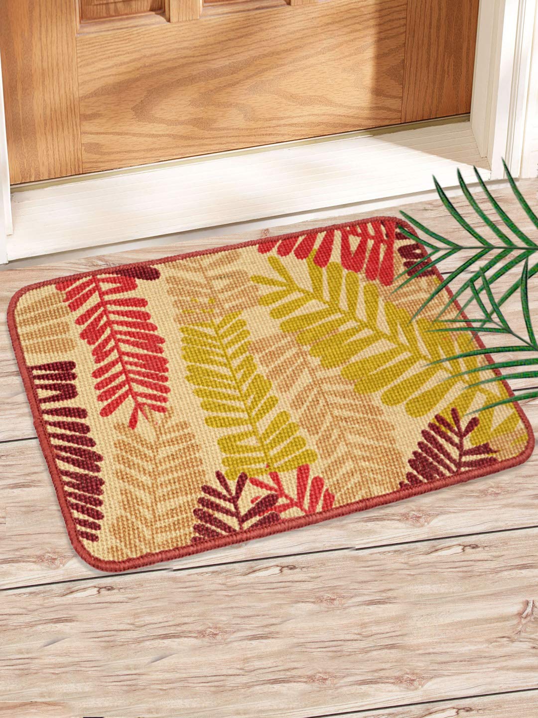 Leaf Jute Door Mat Set – 3-Piece Anti-Slip Combo - Image 7