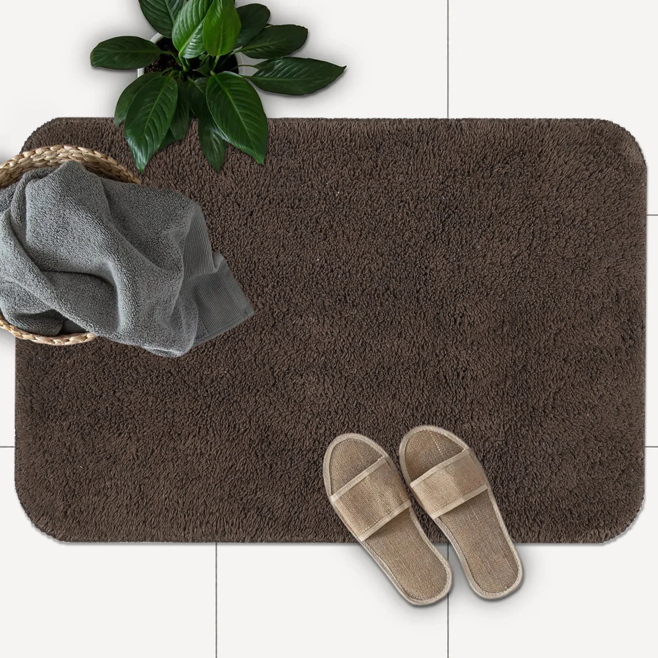Cotton Bathmat Set of 2 | Soft & Anti-Skid | 40x60 cm - Image 3