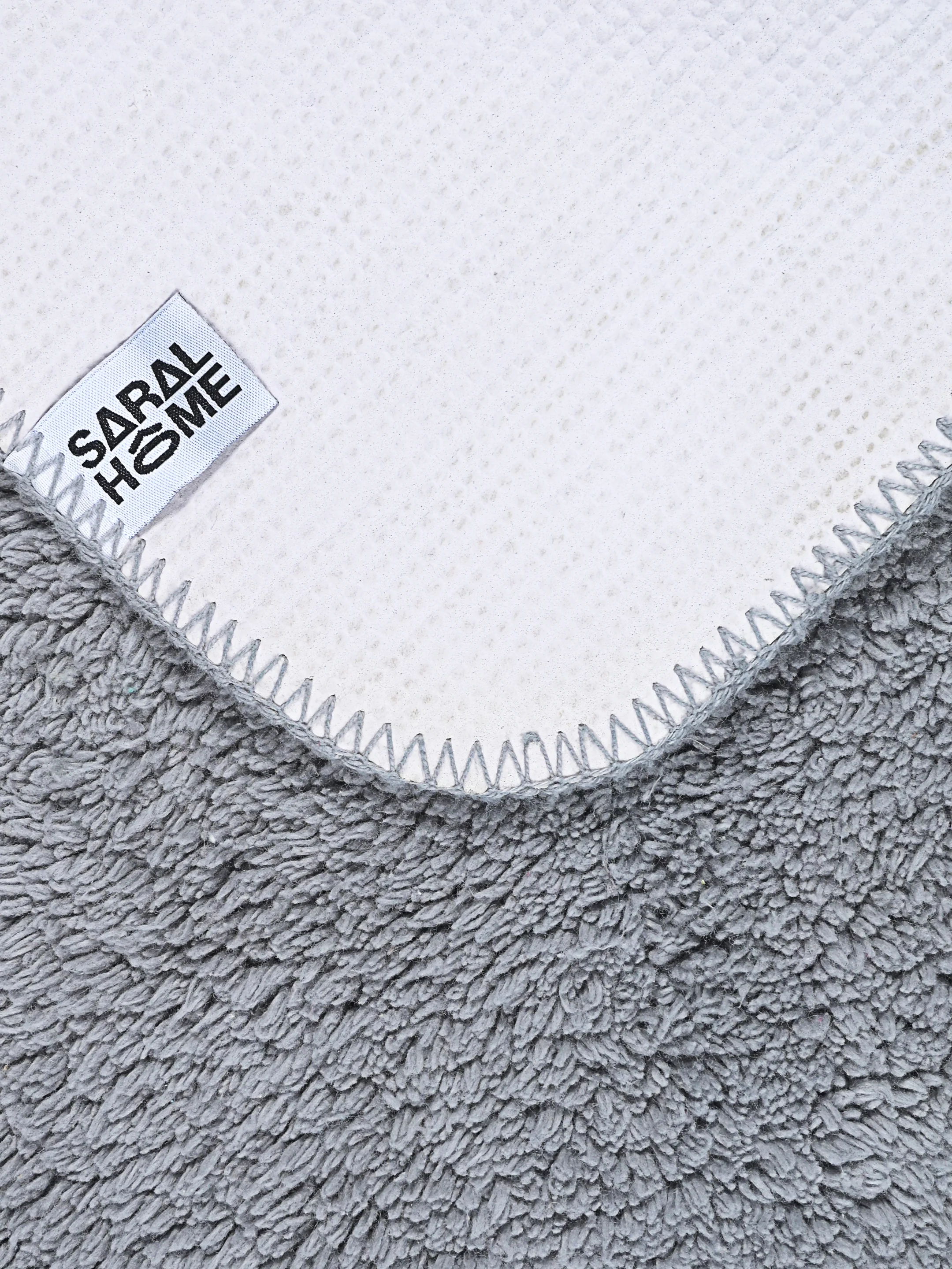 SOLID Cotton Soft Anti Slip Bathmat | Set of 2 - Image 14