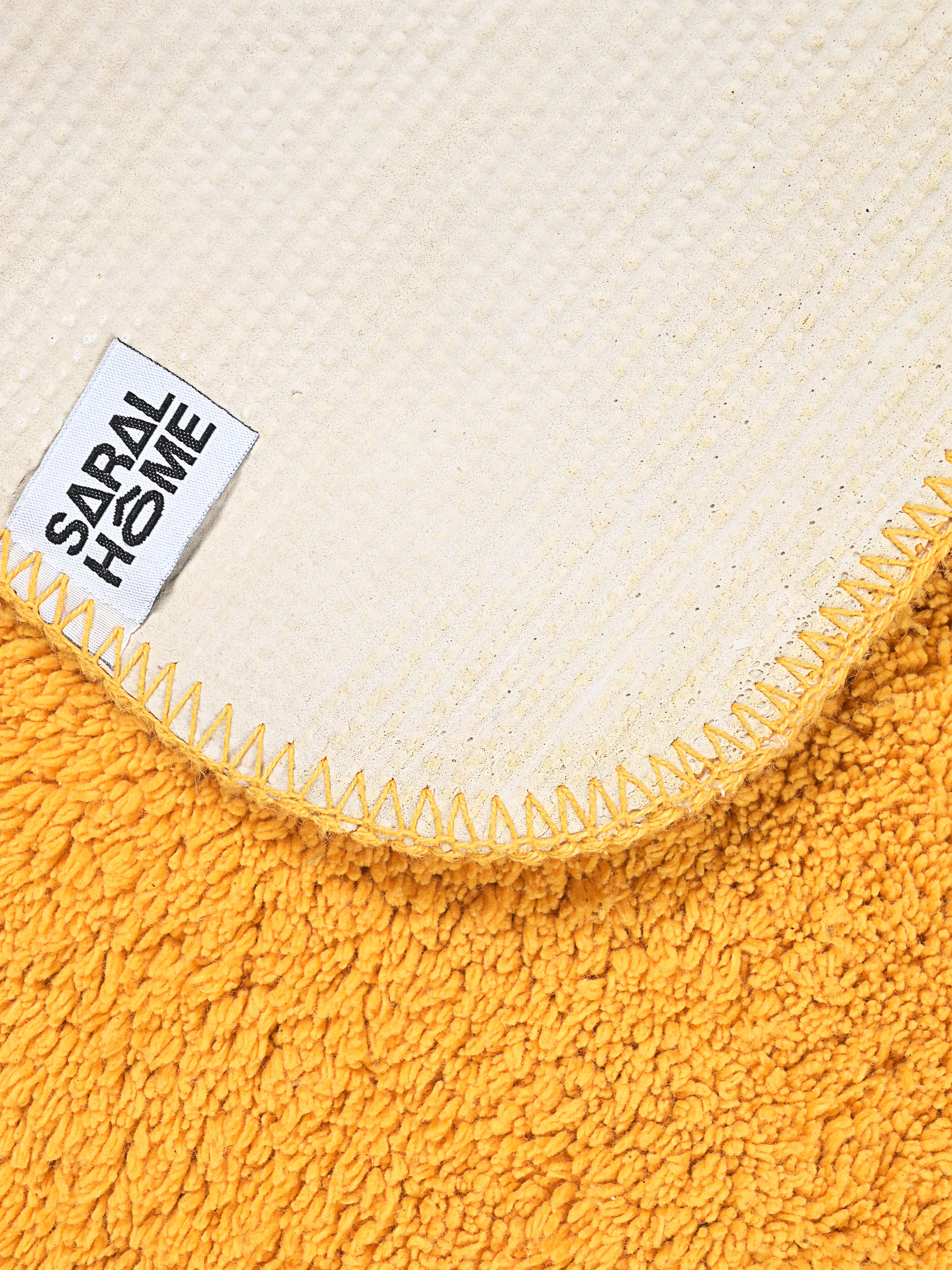 SOLID Cotton Soft Anti Slip Bathmat | Set of 2 - Image 28