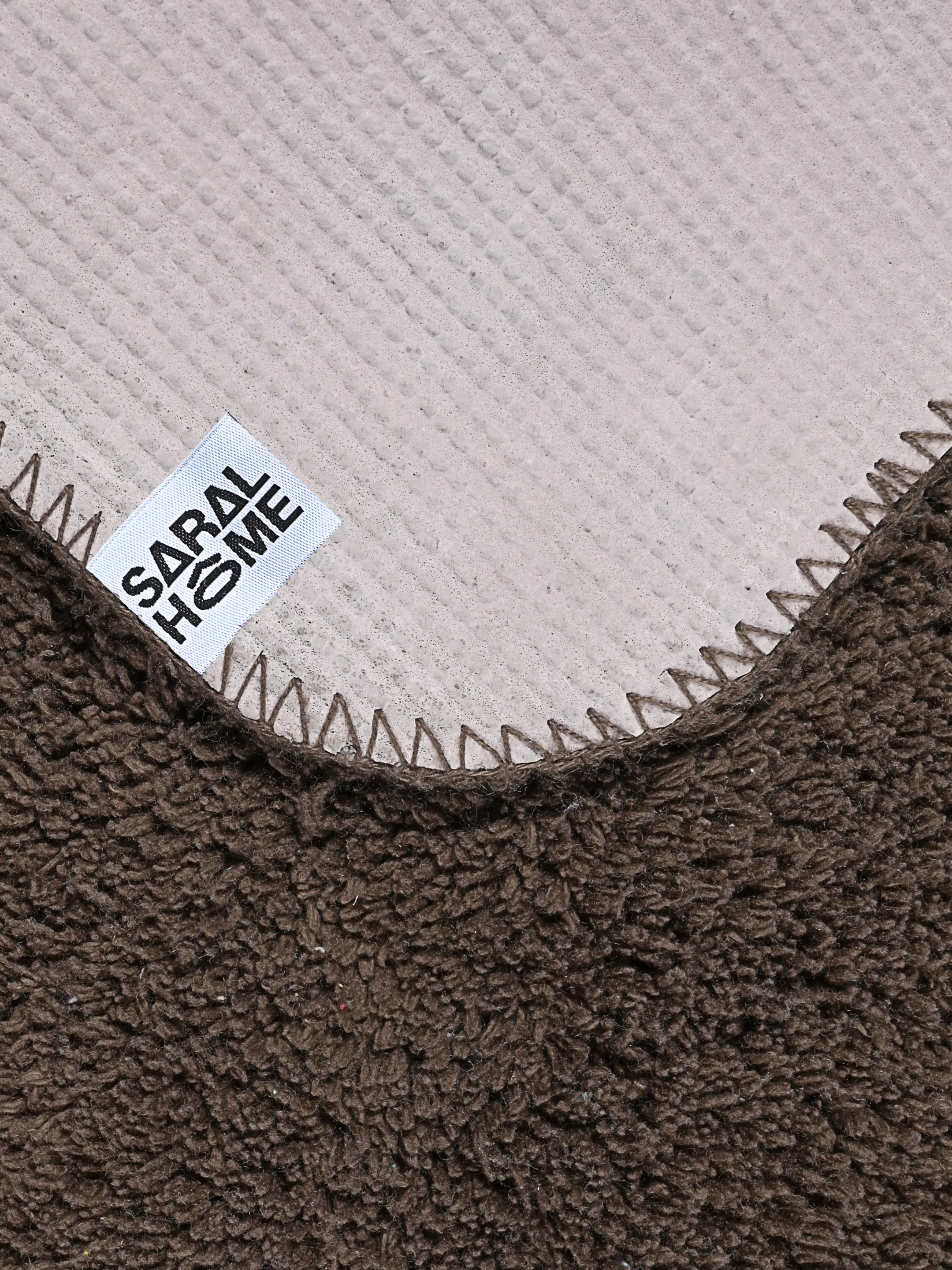 SOLID Cotton Soft Anti Slip Bathmat | Set of 2 - Image 33