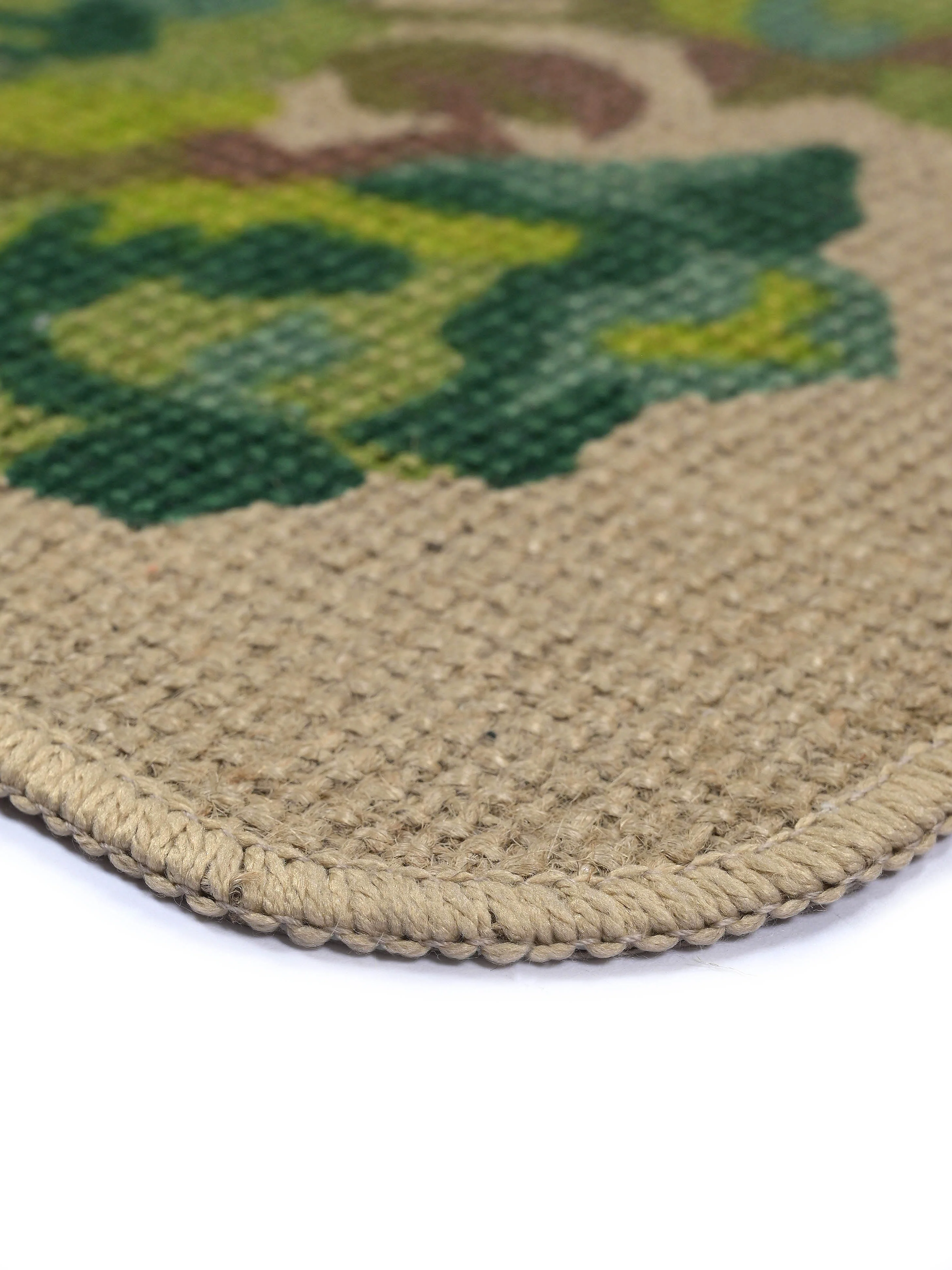 Microfiber Bath Mat & Jute Door Mat Combo Pack of 2Pc | Anti-Skid | Quick Drying | Soft Water Absorbent | Diamond & Floral Pattern - Image 13