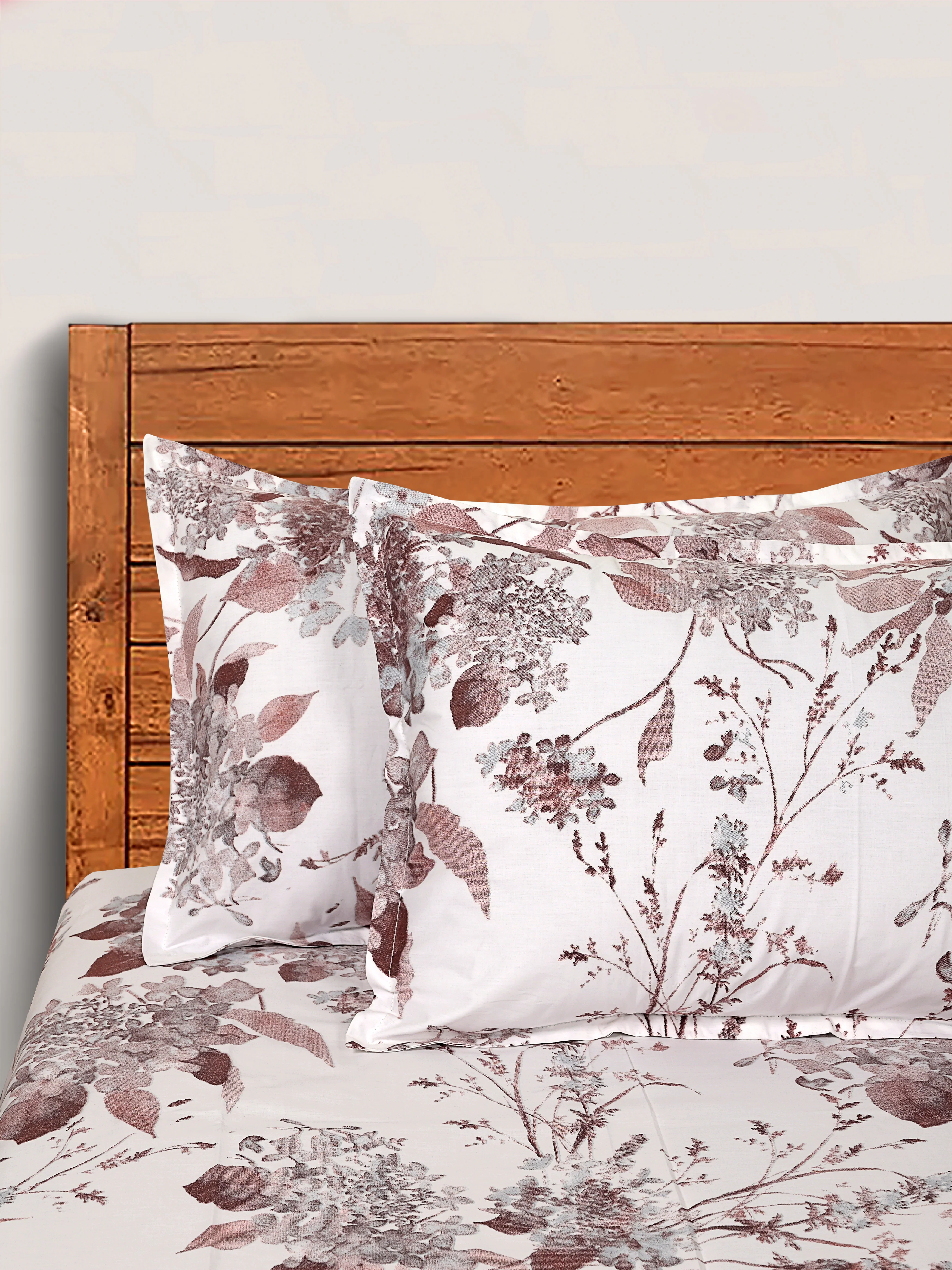 Ava Soft Bed Sheet Set | Smooth Finish Cotton Blend | Includes 2 Pillow Covers - Image 3