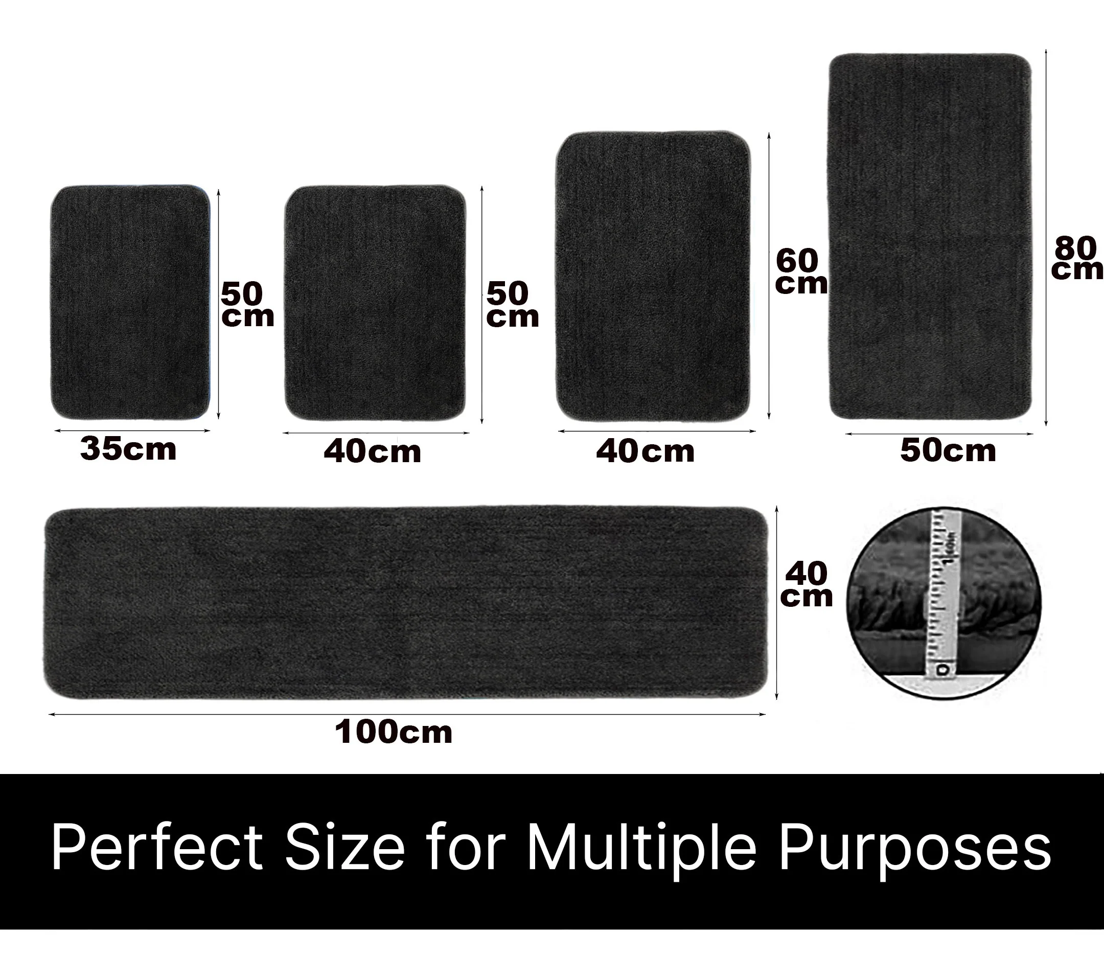 SOLID Soft Anti-Slip Bathmat | Simple Design with Quick Dry Texture - Image 6