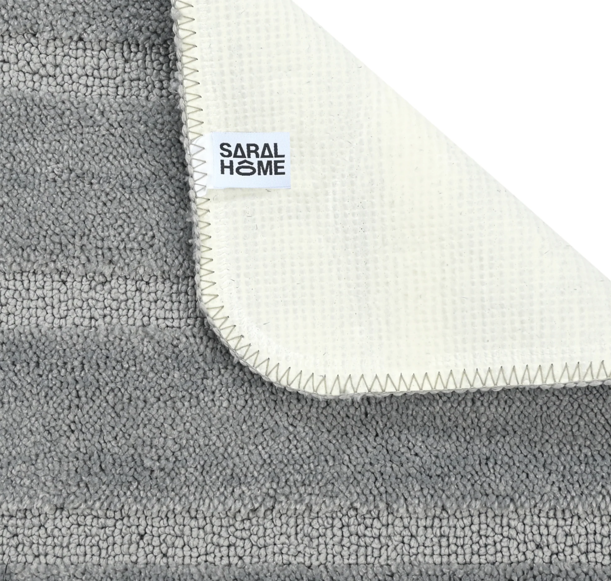 High Low Loop Microfiber Bathmat Set | Anti-Slip & Soft - Image 6