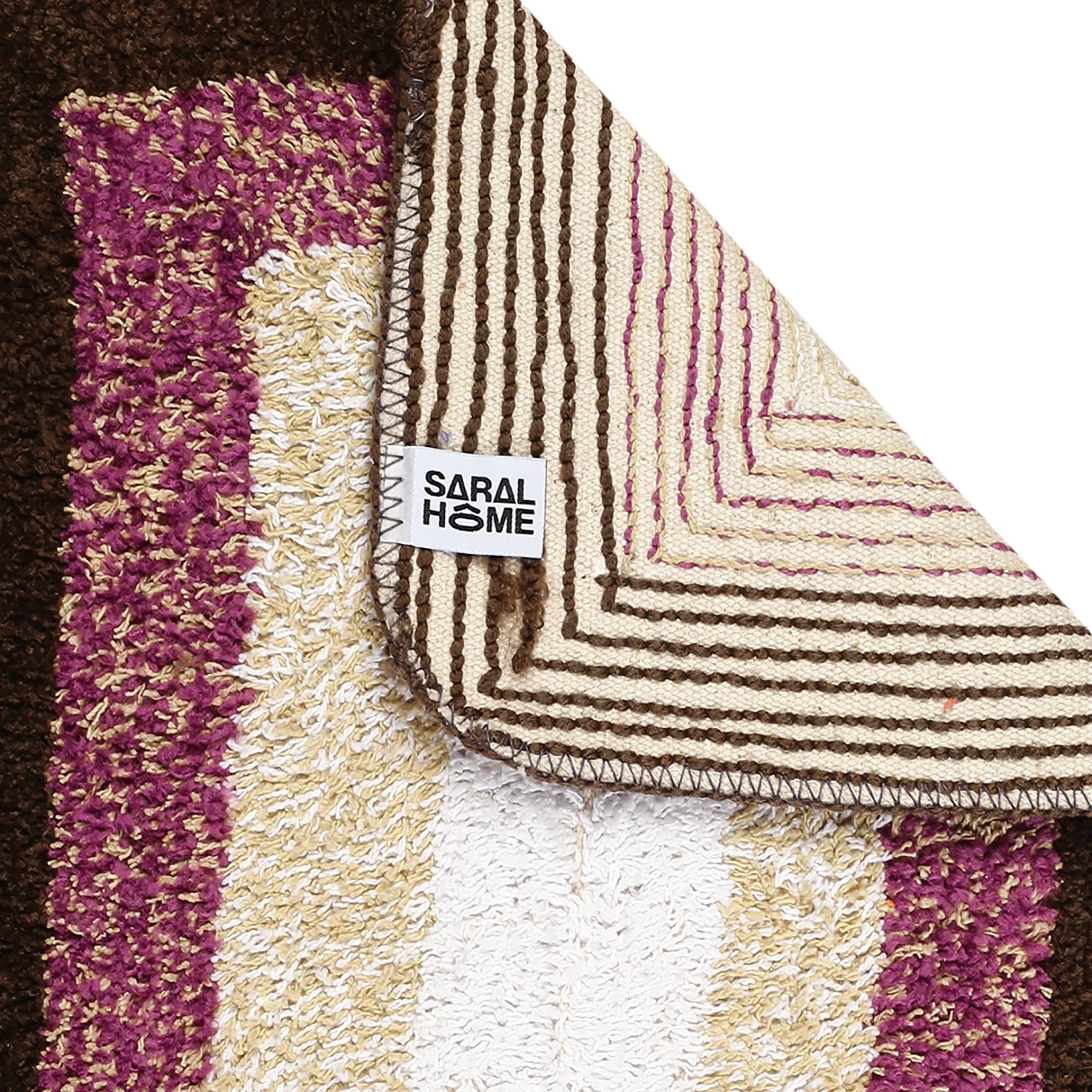Combo-Frame Cotton Bathmat | 35x50 cm Soft & Anti-Slip - Image 6