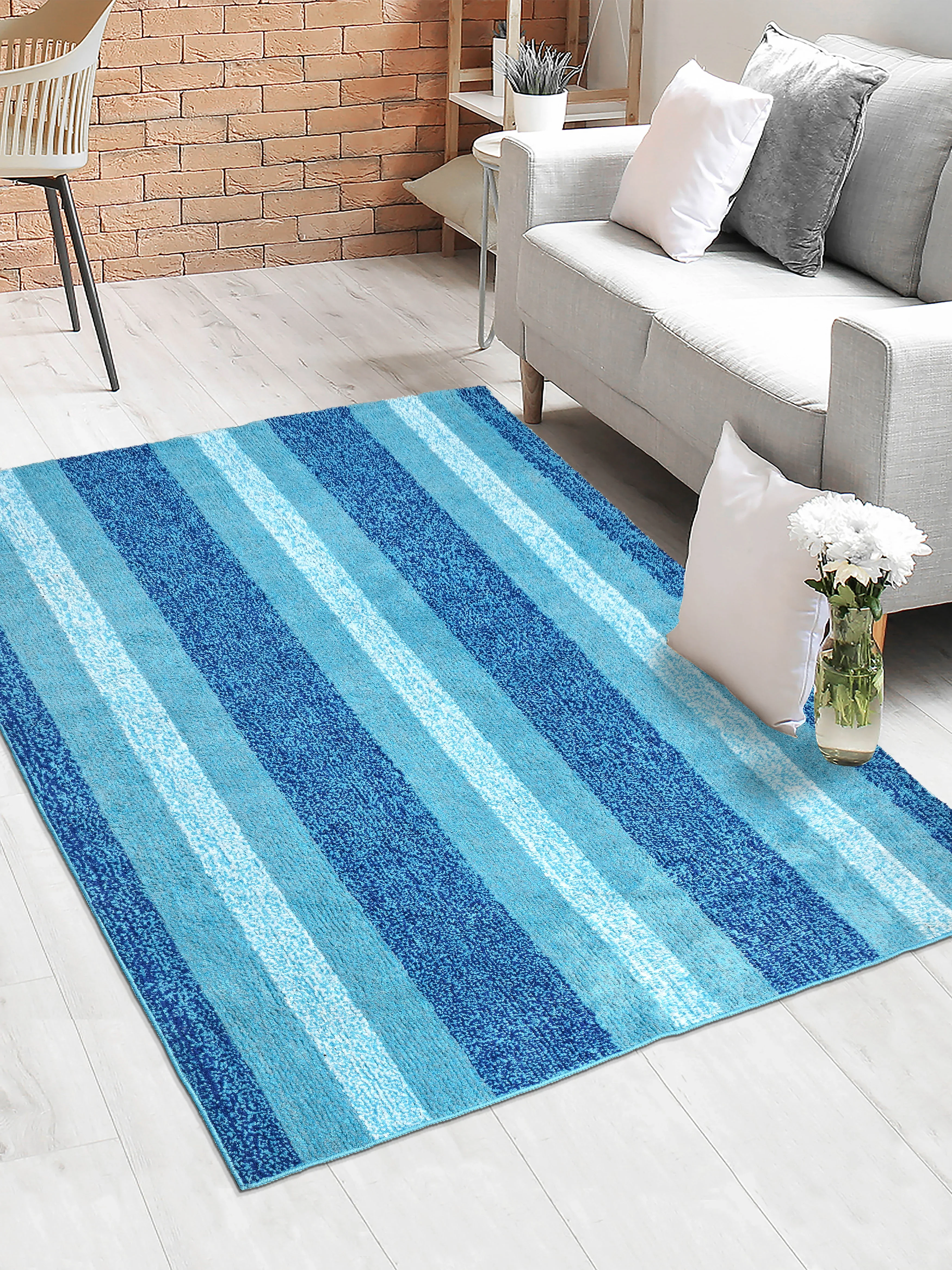 STRIPE Soft Microfiber Anti Slip Carpet & Runner - Image 4