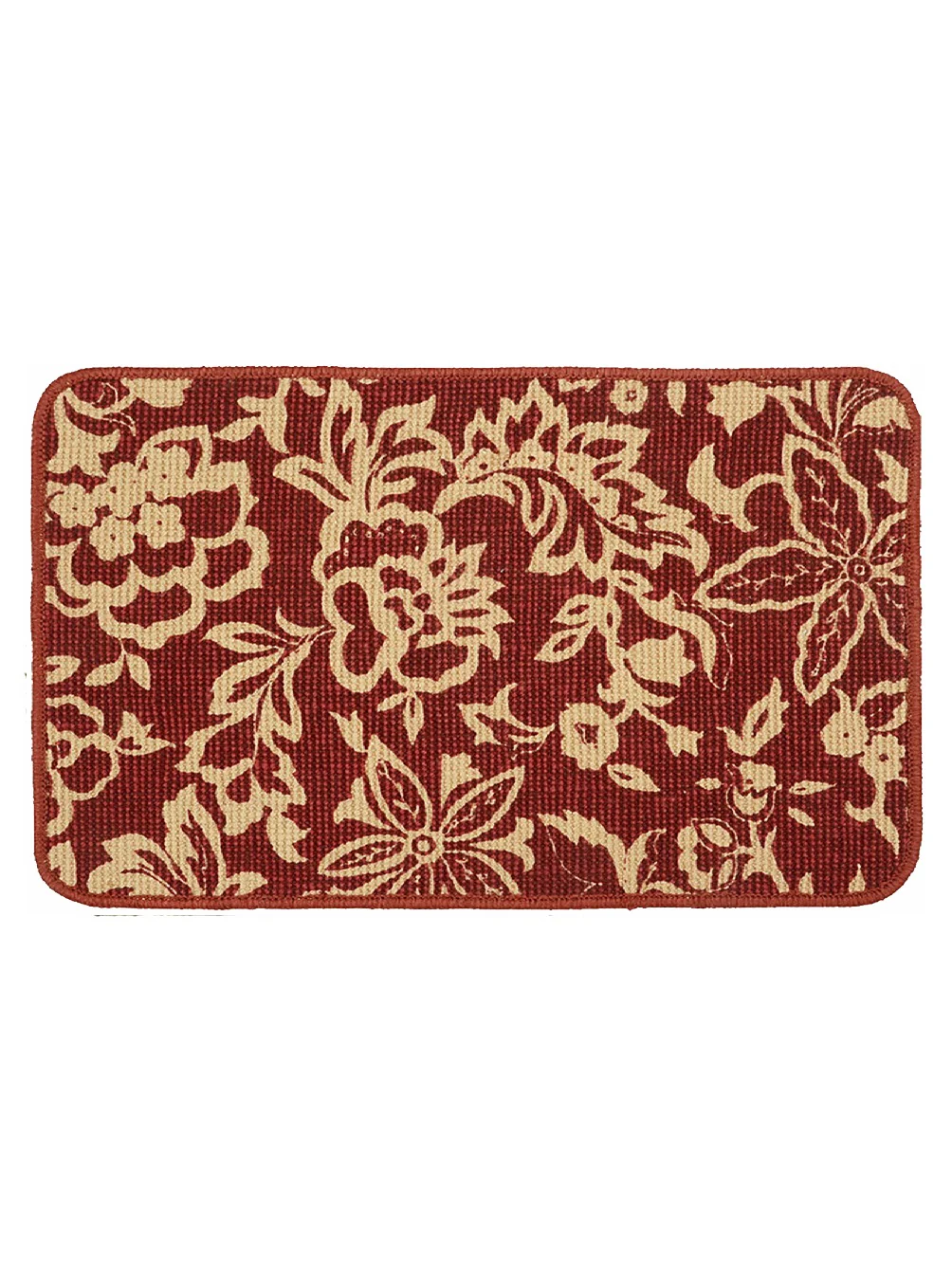 Floral Jute Door Mat – Natural Texture & Anti-Skid Backing - Image 7