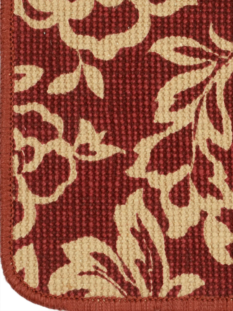 Floral Jute Door Mat – Natural Texture & Anti-Skid Backing - Image 8