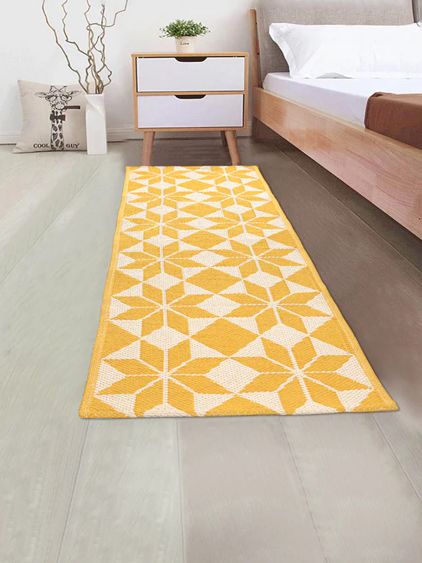 Katli Handwoven Cotton Runner | Durable & Stylish (50x180 cm, Brown)
