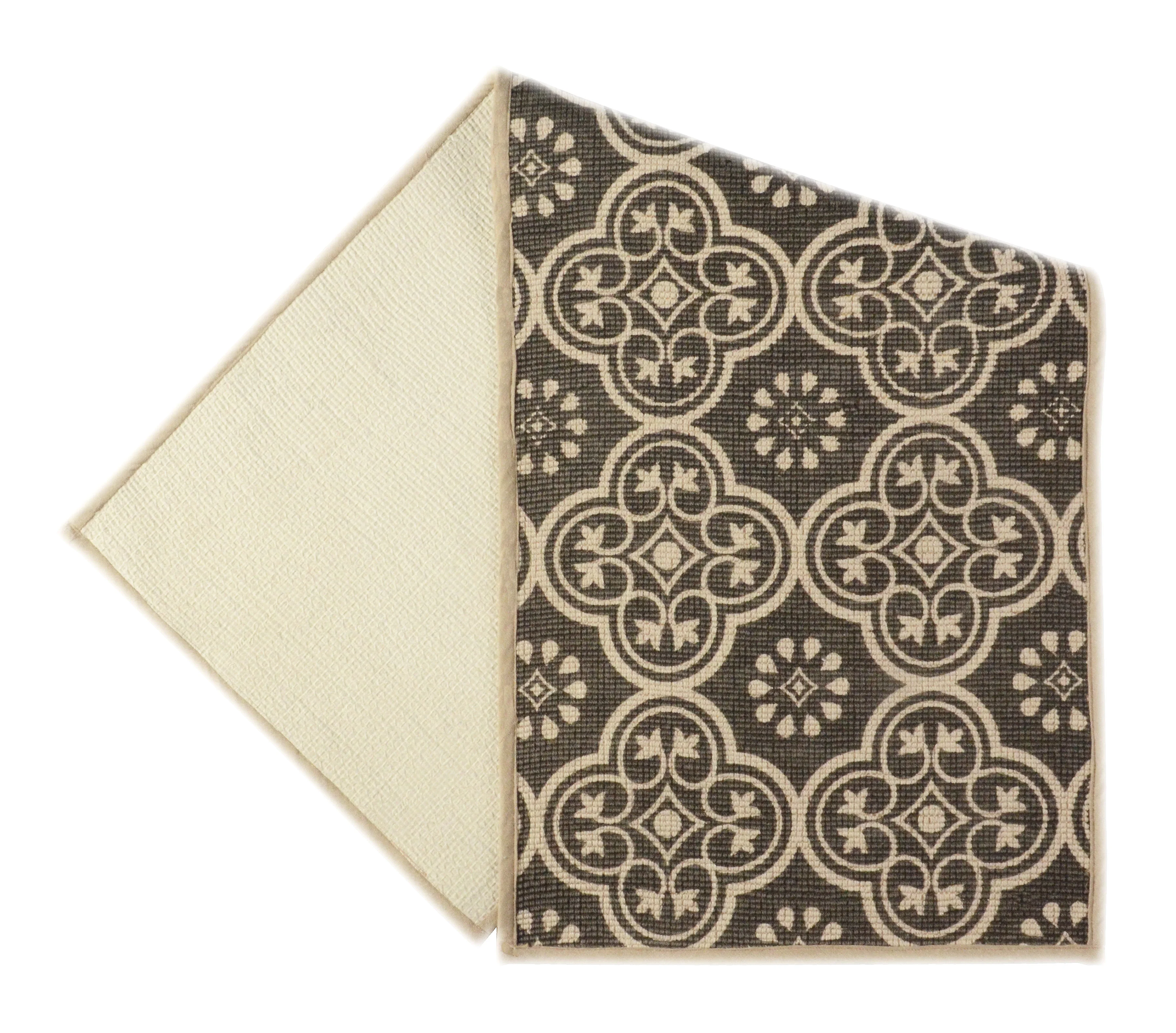 Ornamental Brown Cotton & Jute Anti-Skid Runner - Image 8