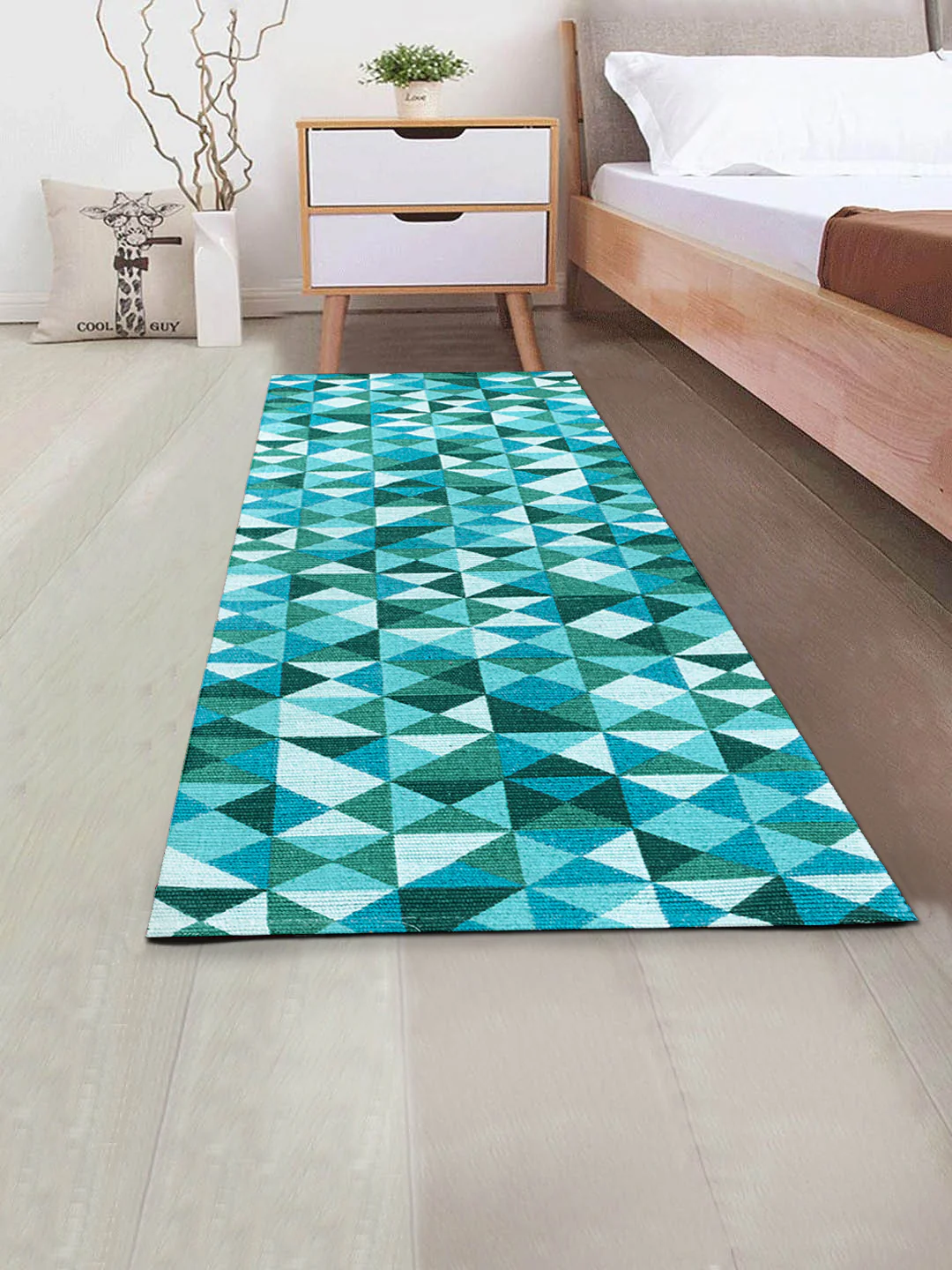 Jaisi Multiuse Cotton Antiskid Runner |  Accent for Home (50x80 cm)