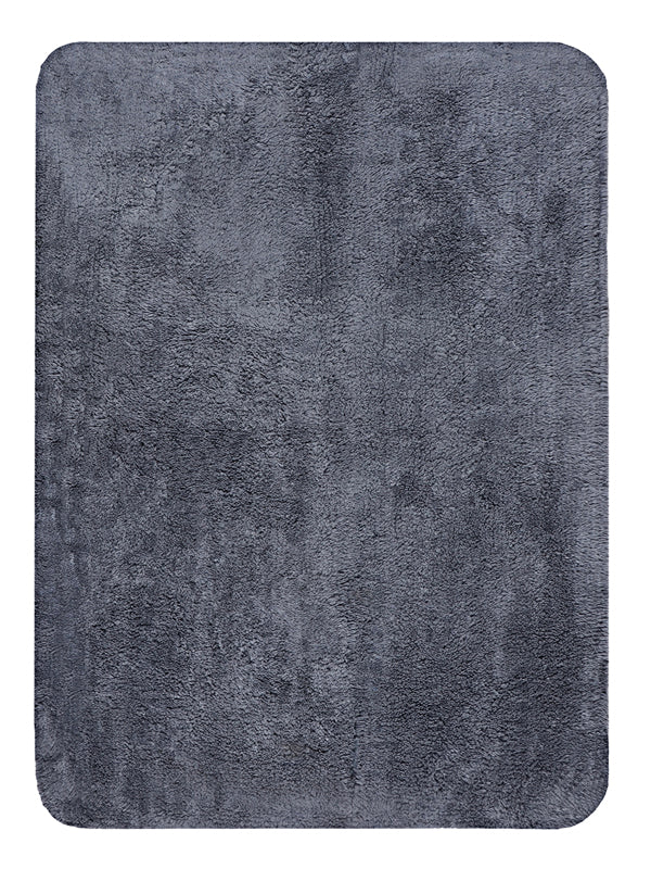 Cotton Anti-Skid Bathmat | Soft & Absorbent (60x100 cm, Light Grey) - Image 6