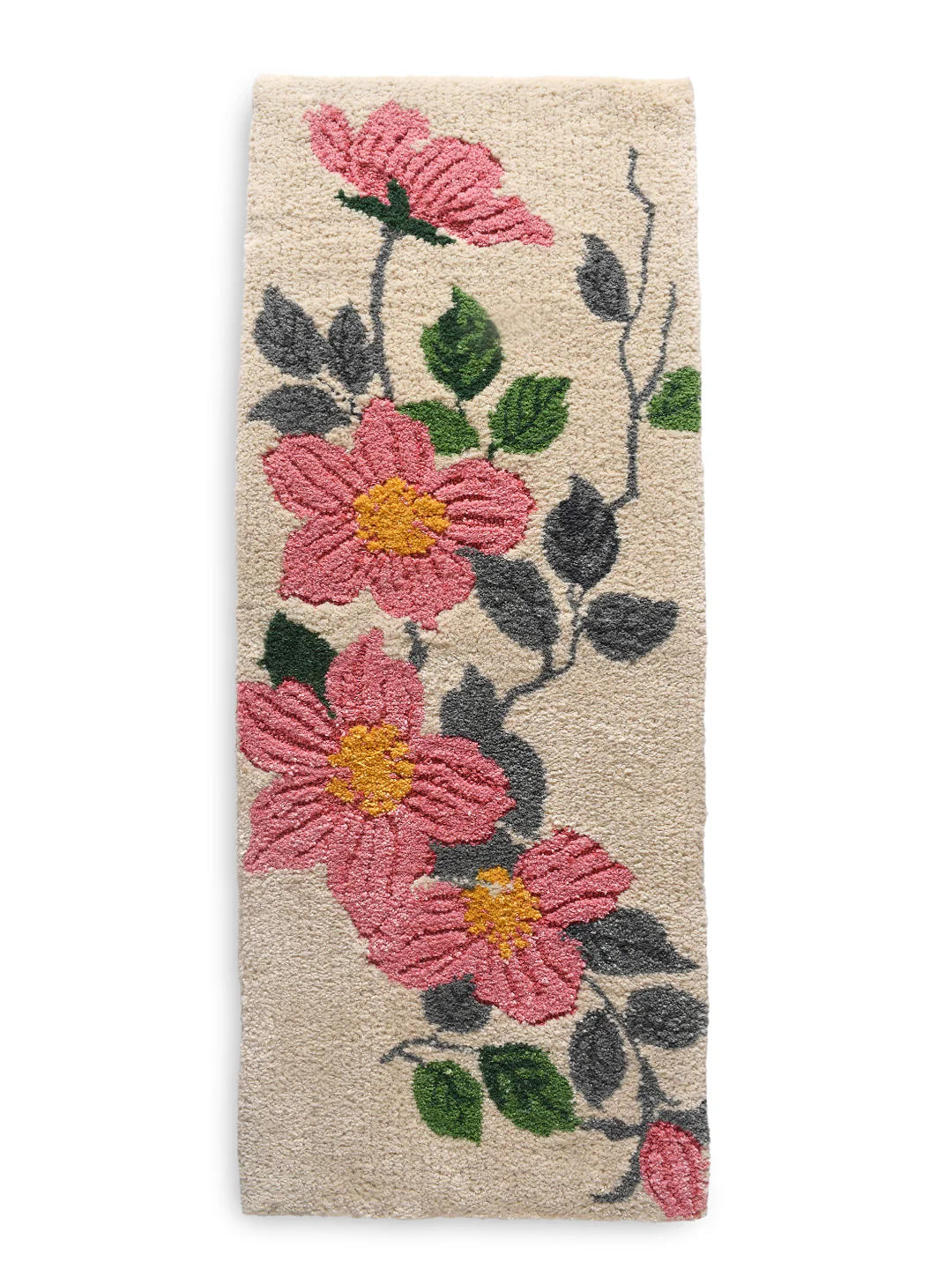 Hand Tufted Cotton Runner | Strong Antiskid Backing (45x120 cm) - Image 5